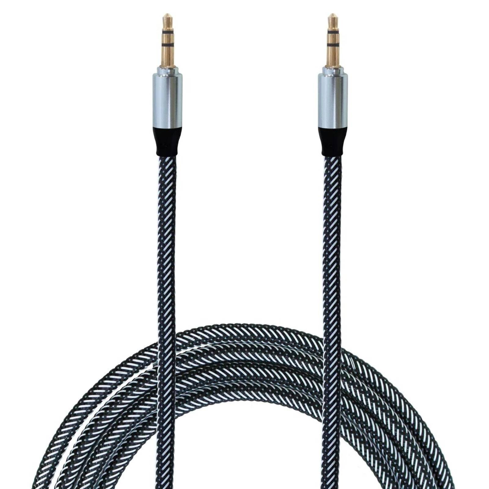 Cable Auxiliar Select Sound 3.5 mm Doble Proteccion 2 M AUXSP