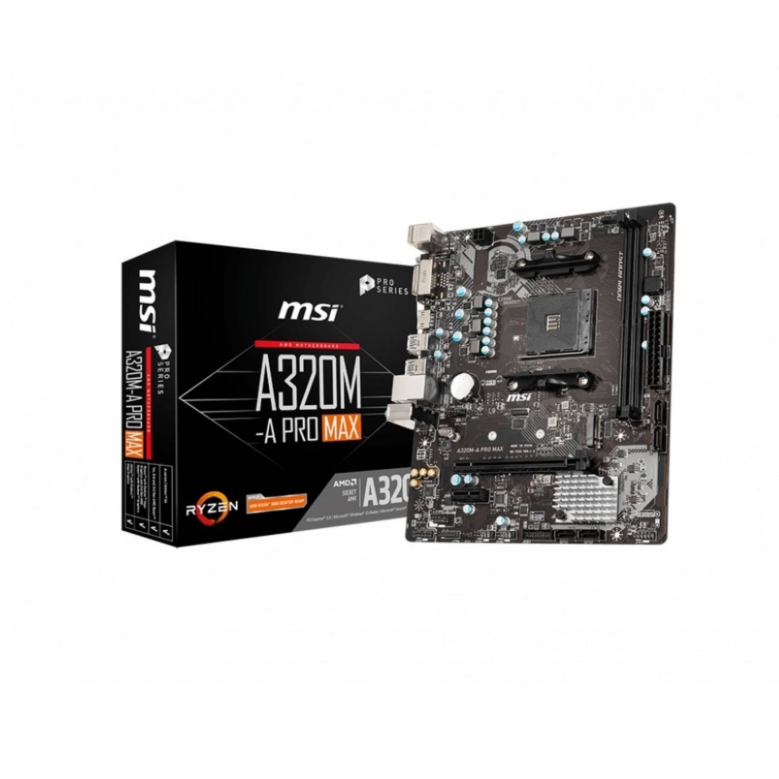 Tarjeta madre MSI 32 GB AMD Socket AM4 DIMM 911-7C52-001