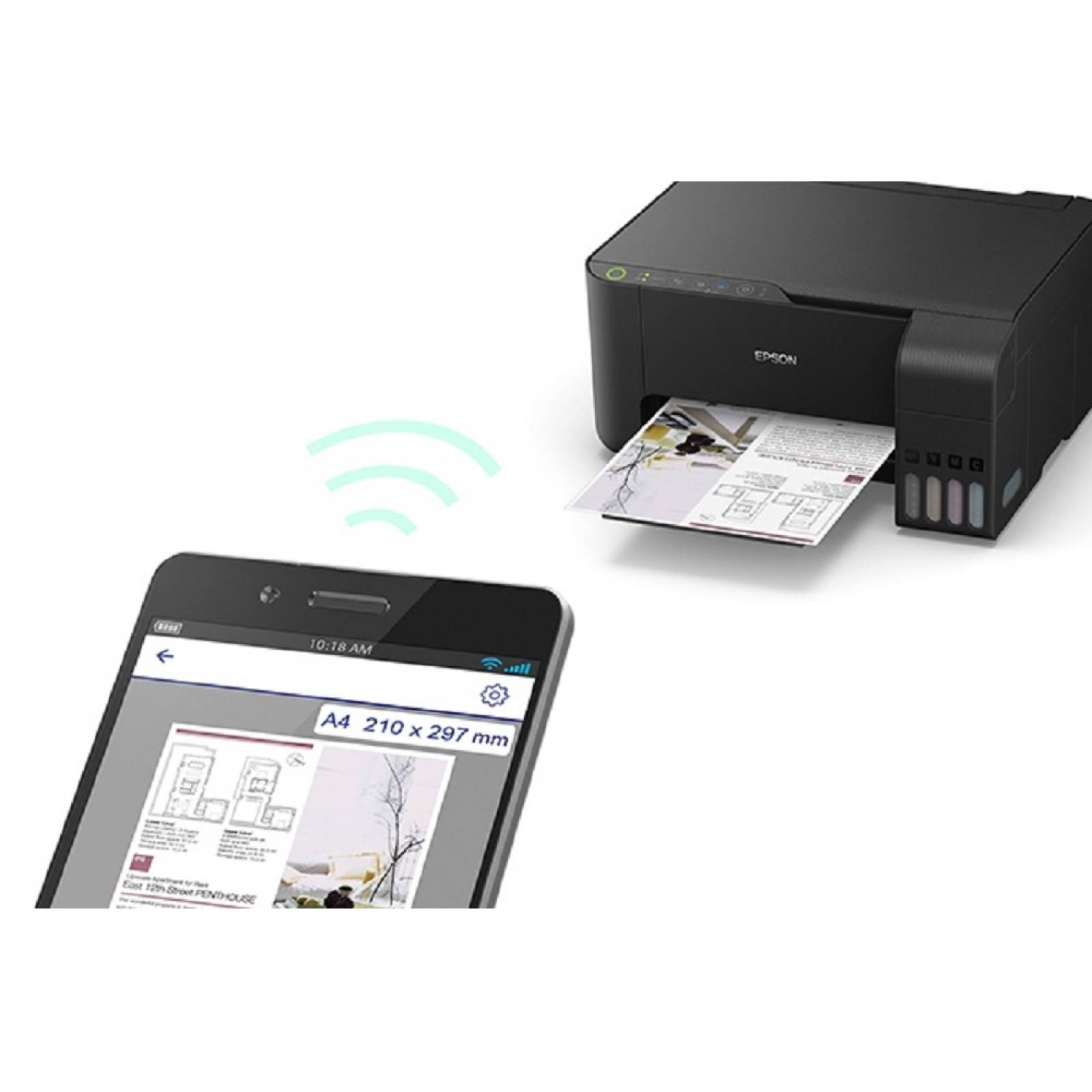 Impresora Multifuncional Epson Escaner Copias ET L3150