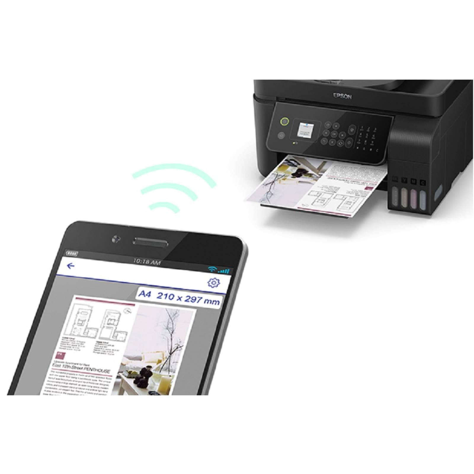 Impresora multifunción Epson EcoTank 5760 x 1440 C11CG85301