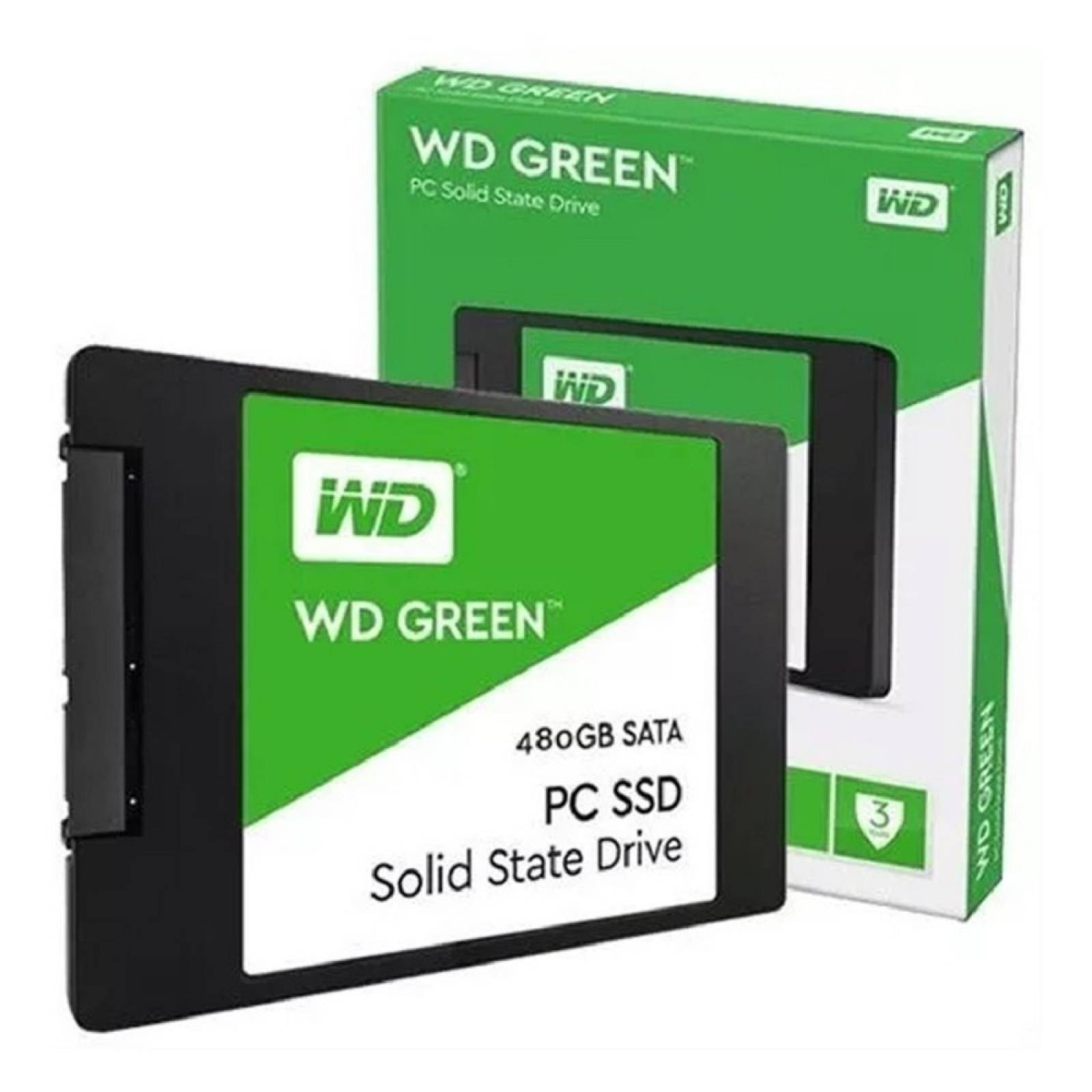 Disco solido SSD Western Digital 480GB SATA III WDS480G2G0A