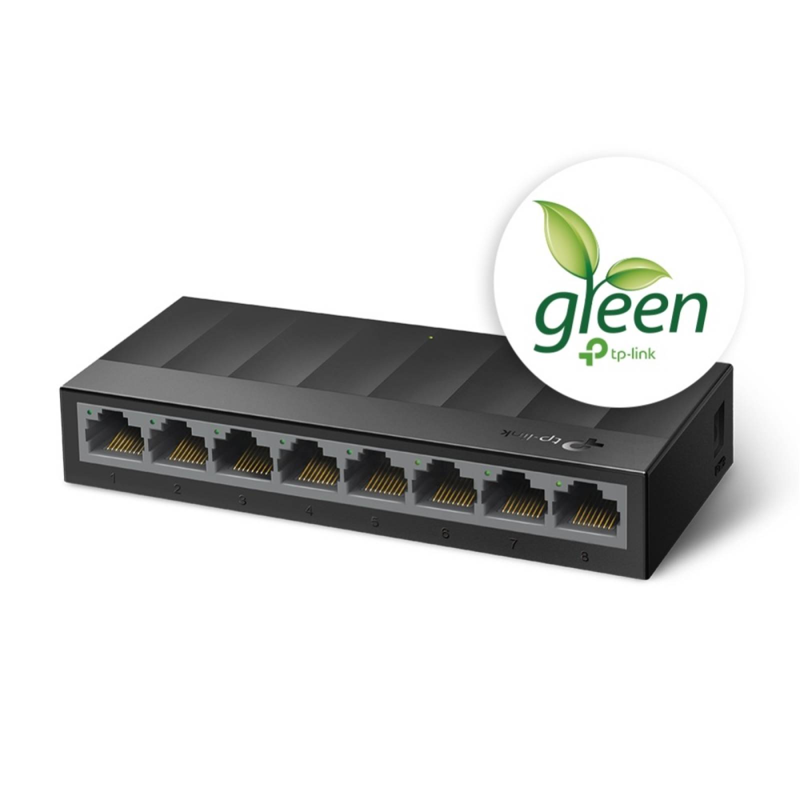 Switch TP-Link 8 puertos Auto-MDI/MDIX 3.9W WLS1008G