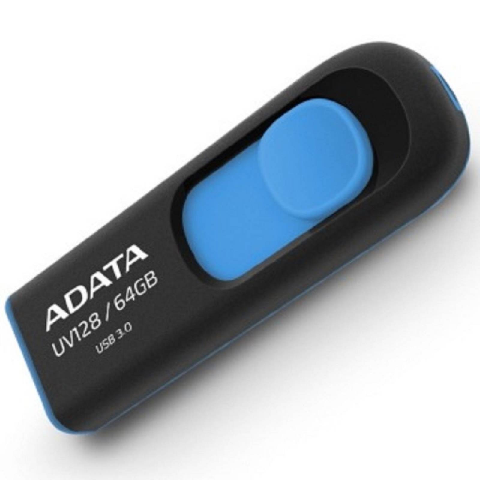 Memoria USB ADATA UV128 negro 64 GB USB 3.0 AUV128-64G-RBE