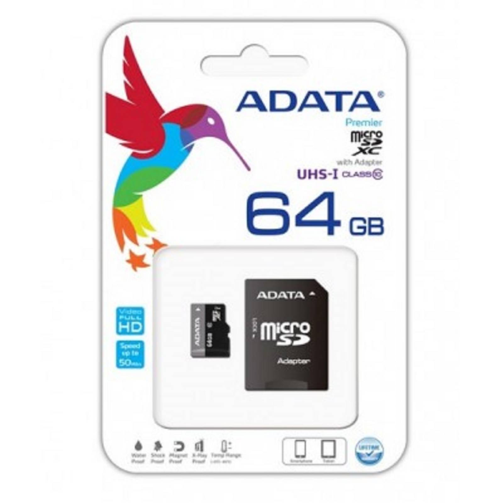 Memoria Micro Sd Adata Gb Mbs Mbs Ausdx Guicl Ra