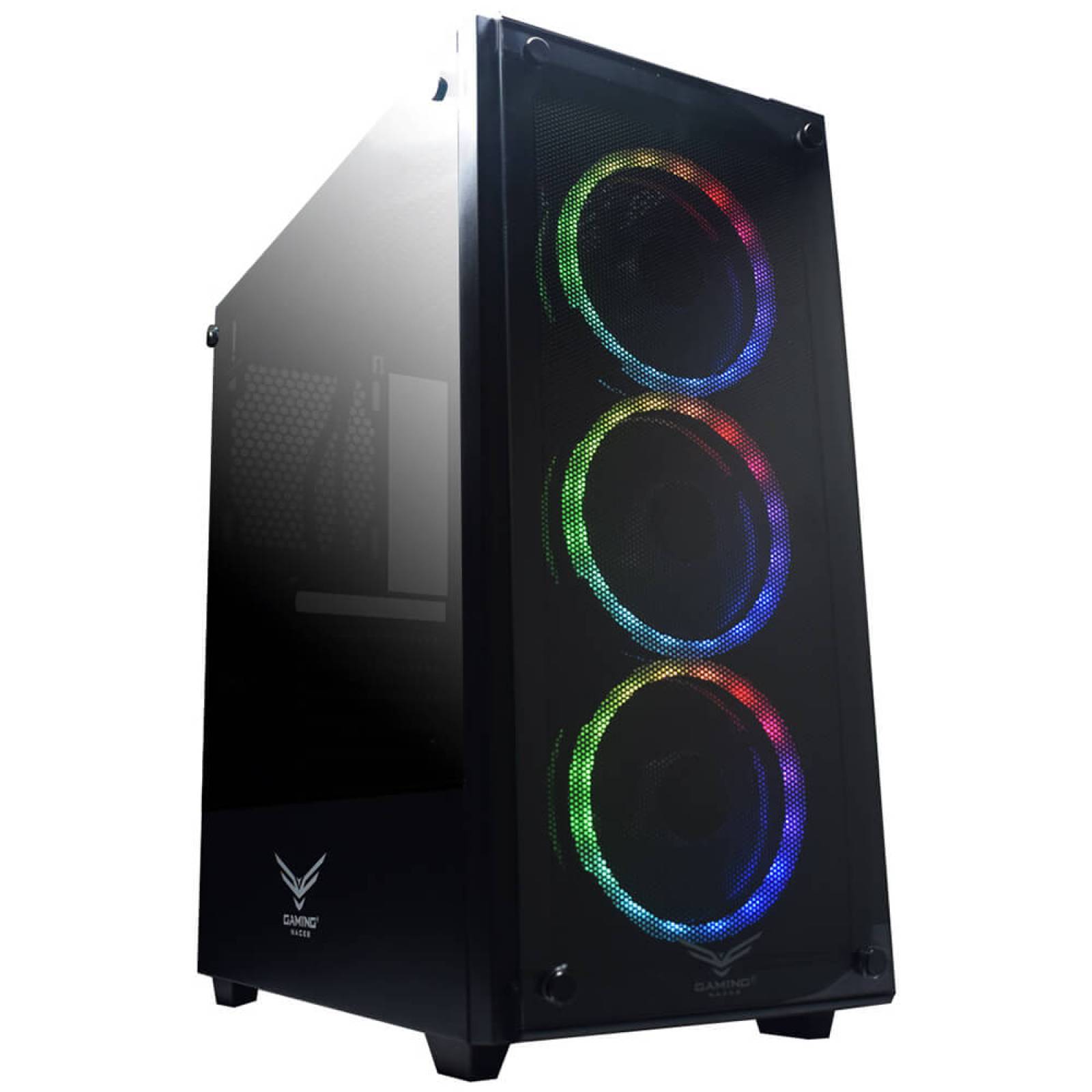 Gabinete gaming Naceb Technology Player crystal NA-0603