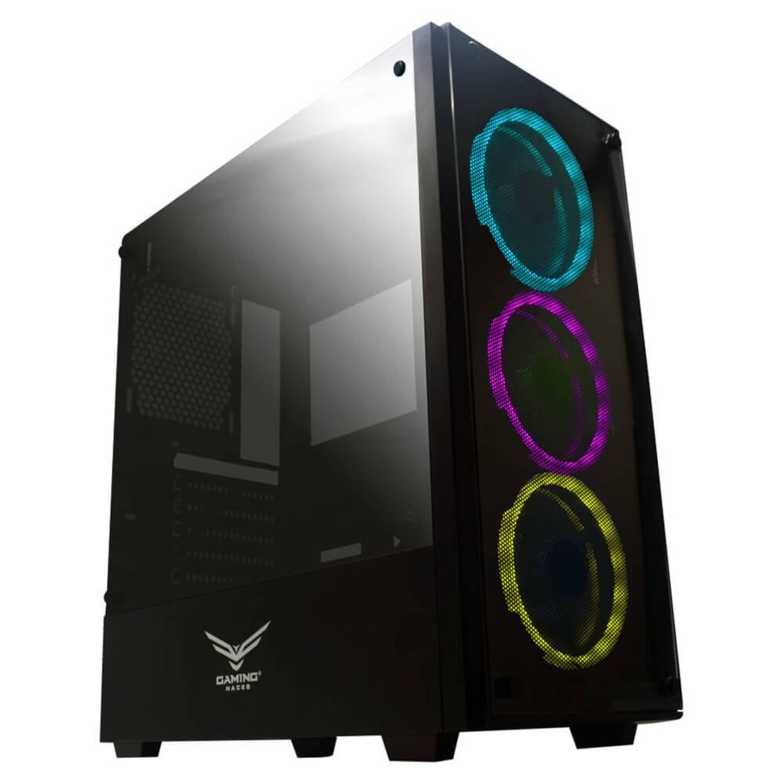 Gabinete gaming Naceb Technology Player crystal NA-0603