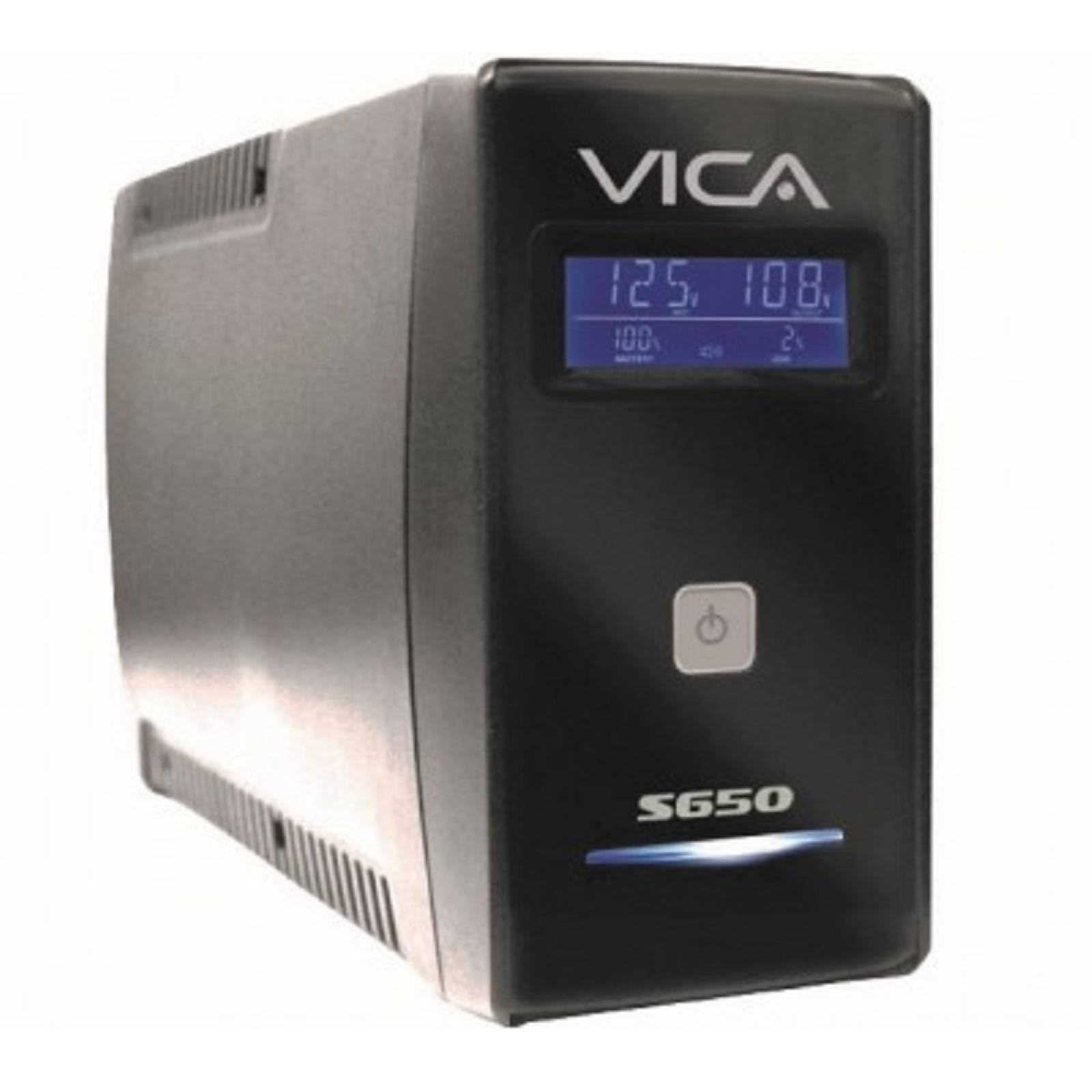 No-Break Vica 650 VA 360 W negro hogar y oficina S650
