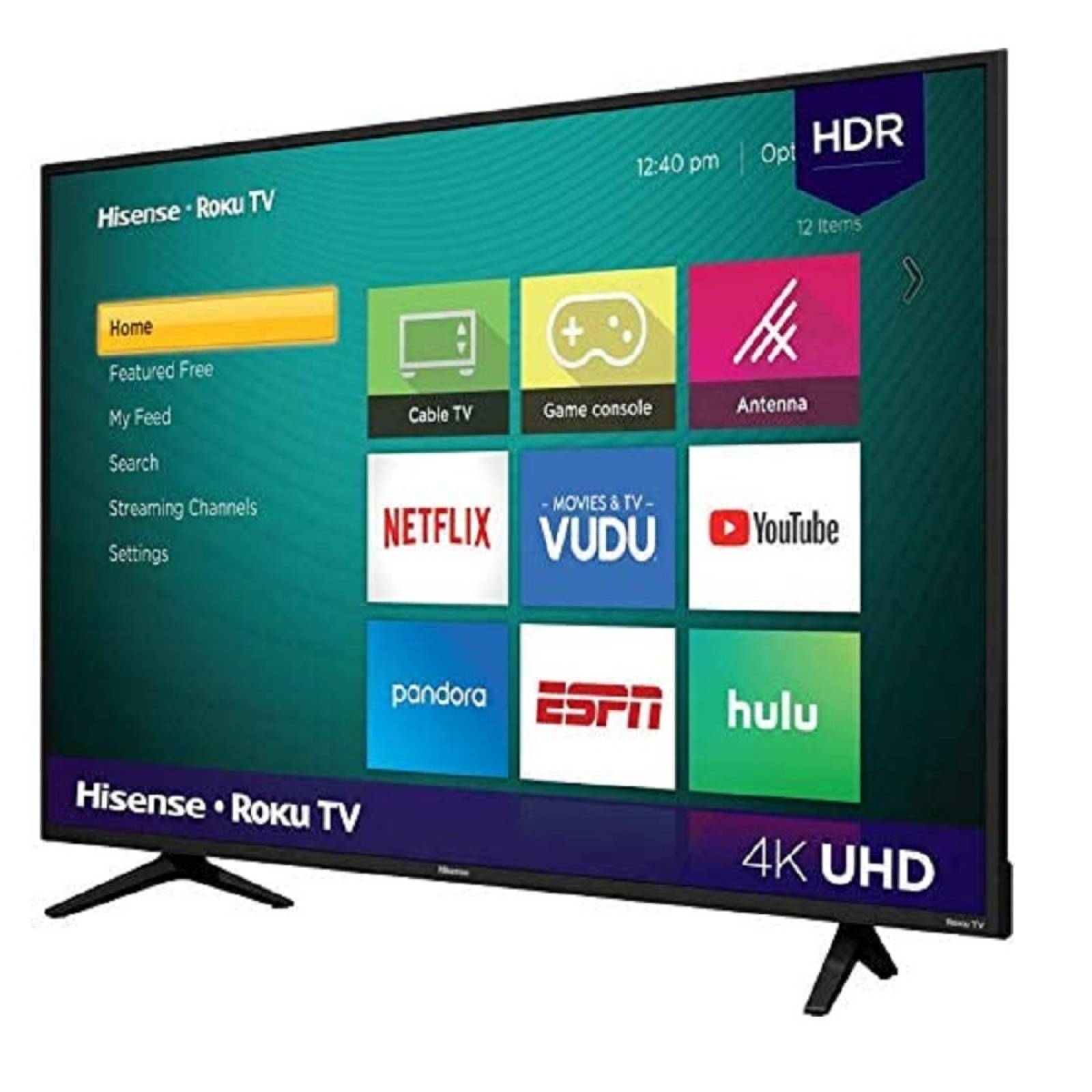 Smart TV 65 Hisense Roku TV LED 4K Dolby 65R6000GM