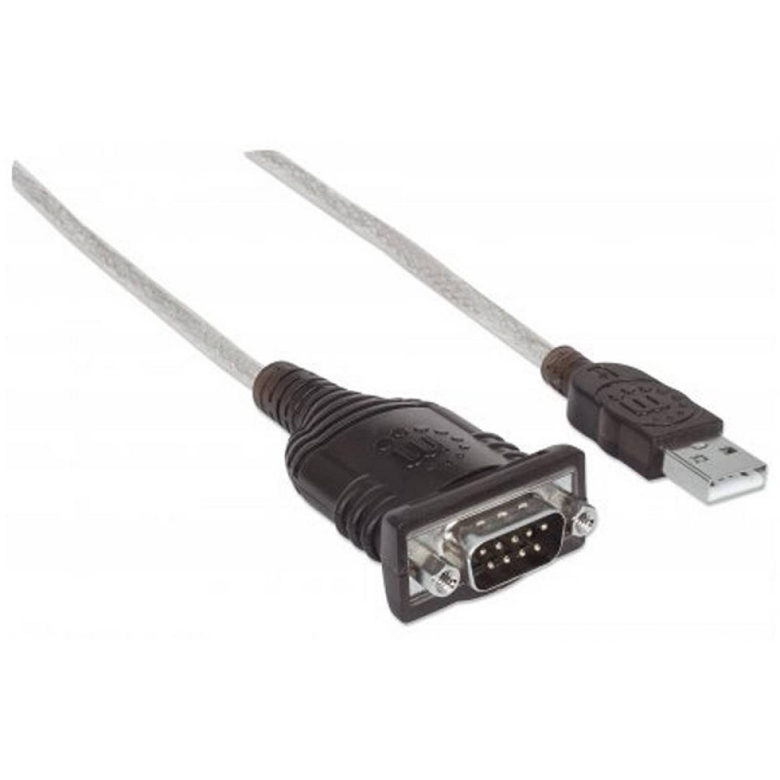 Cable convertidor de USB a Serial Manhattan 0,45 m 205153