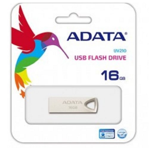Memoria USB ADATA 16 GB USB 2.0 Metalico AUV210-16G-RGD