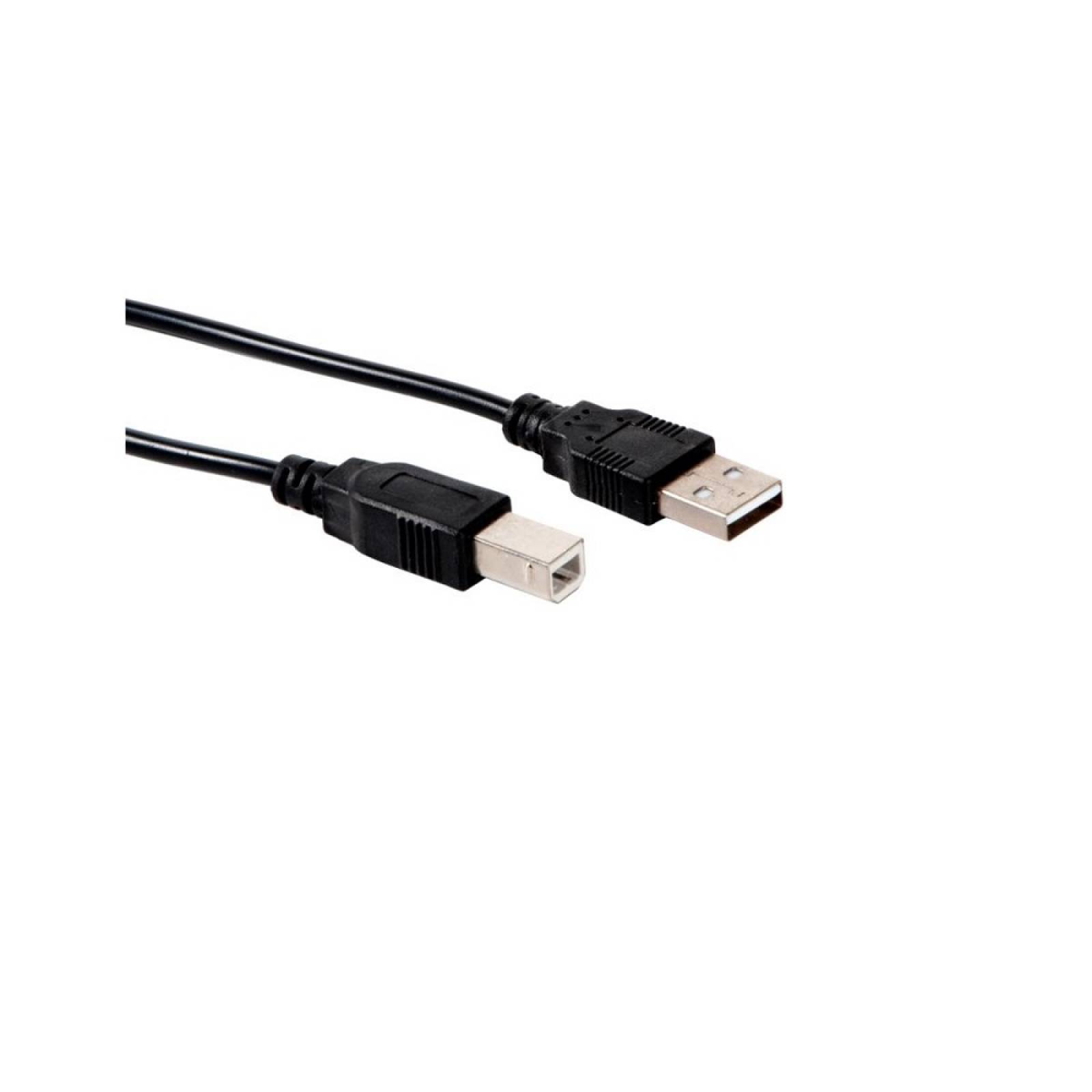 Cable USB tipo B to USB A Manhattan 1.8 m Negro 342650