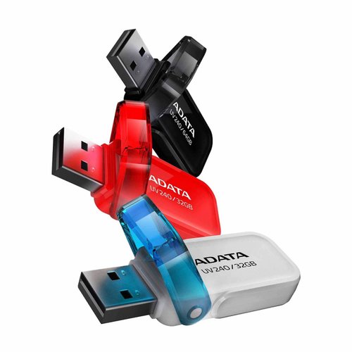 Memoria USB Adata 16 GB USB 2.0 Tapa AUV240-16G-RBK