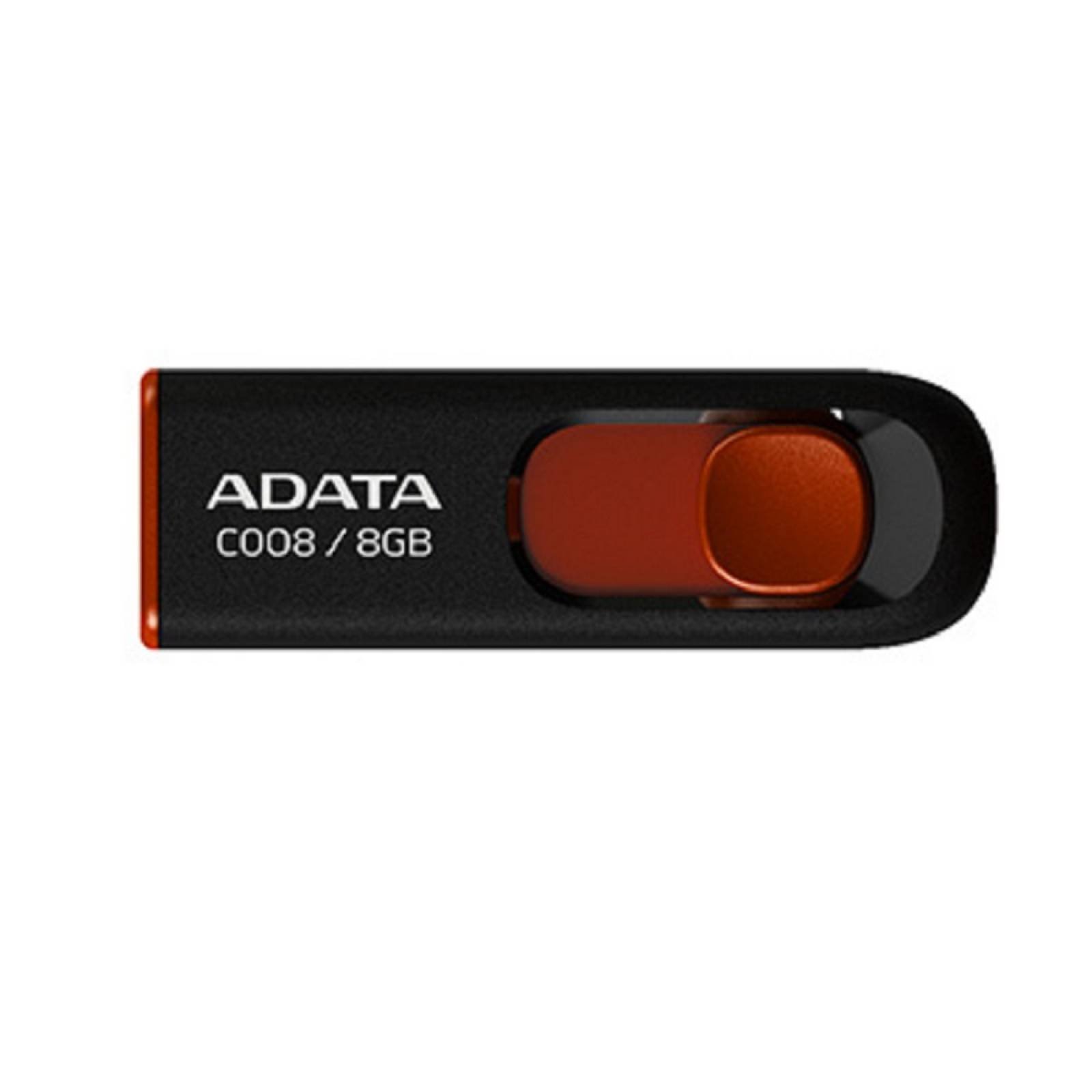 Memoria USB Adata 8GB Negro 8 GB USB 2.0 AC008-8G-RKD