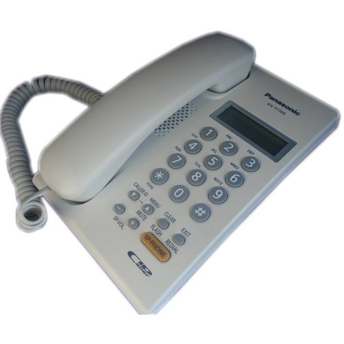 Teléfono digital Panasonic Pared Blanco LCD KX-T7705X
