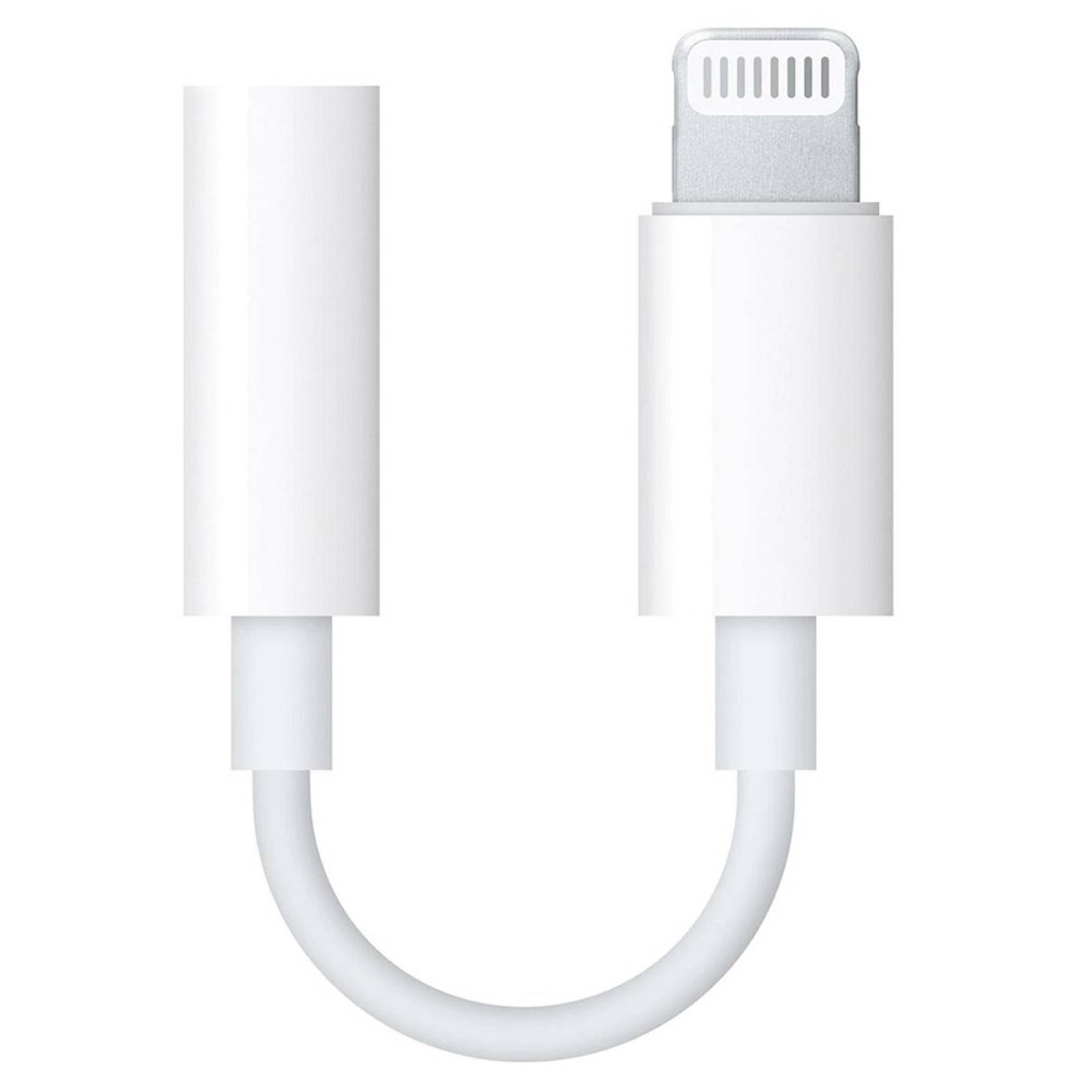 Adaptador Apple Lightning to Jack 3.5 mm Blanco MMX62AM-A