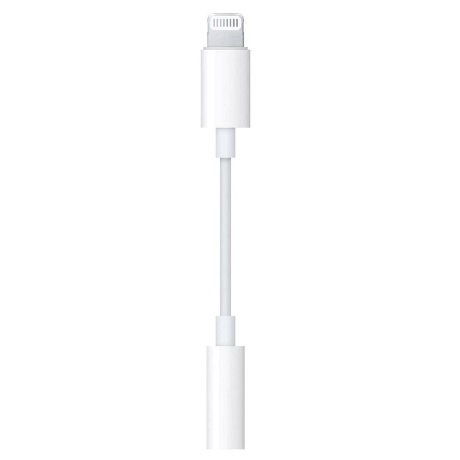 Adaptador Apple Lightning to Jack 3.5 mm Blanco MMX62AM-A
