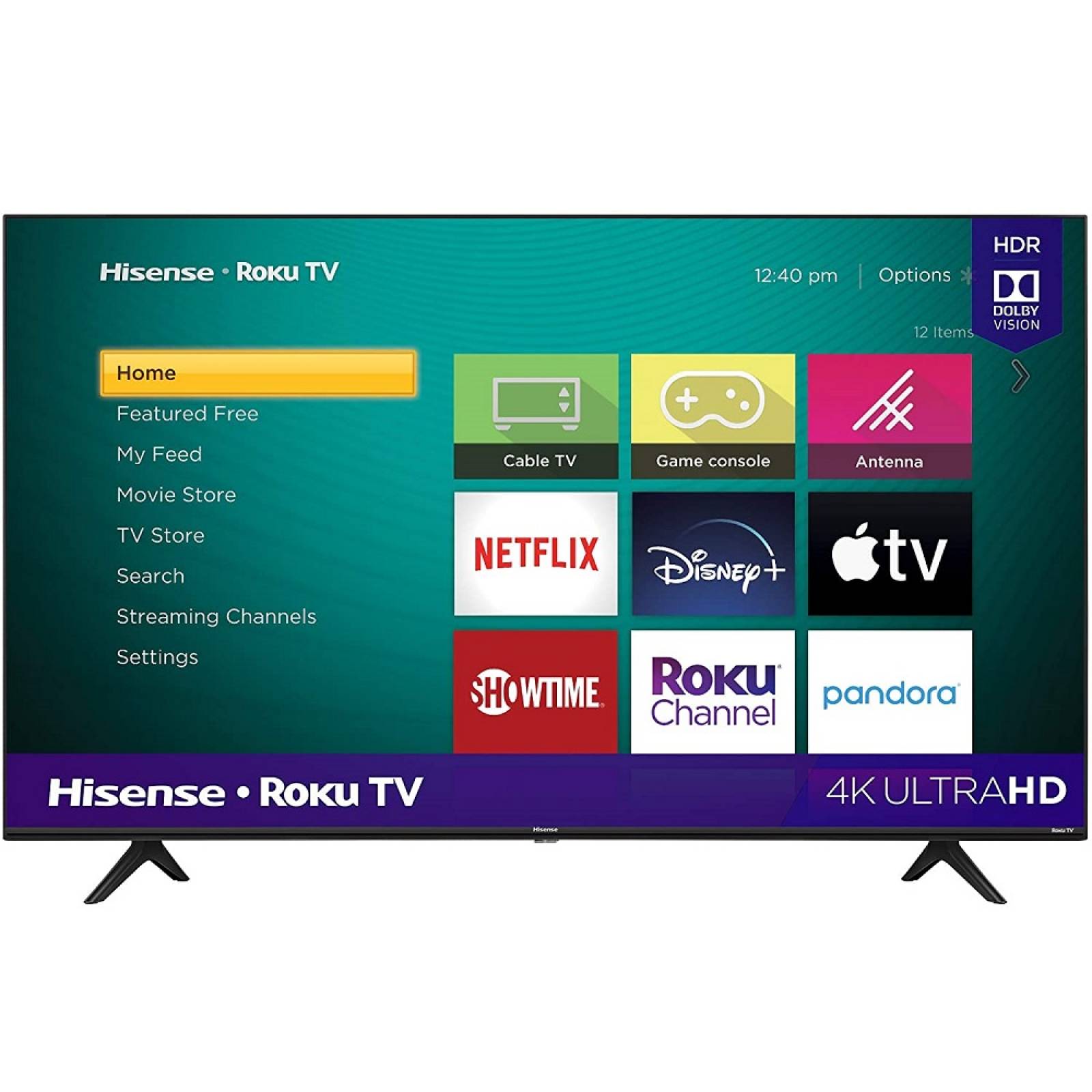 Smart TV 65 Hisense LCD 4K UHD HDR10 USB HDMI 65R6090G5 - Reacondicionado