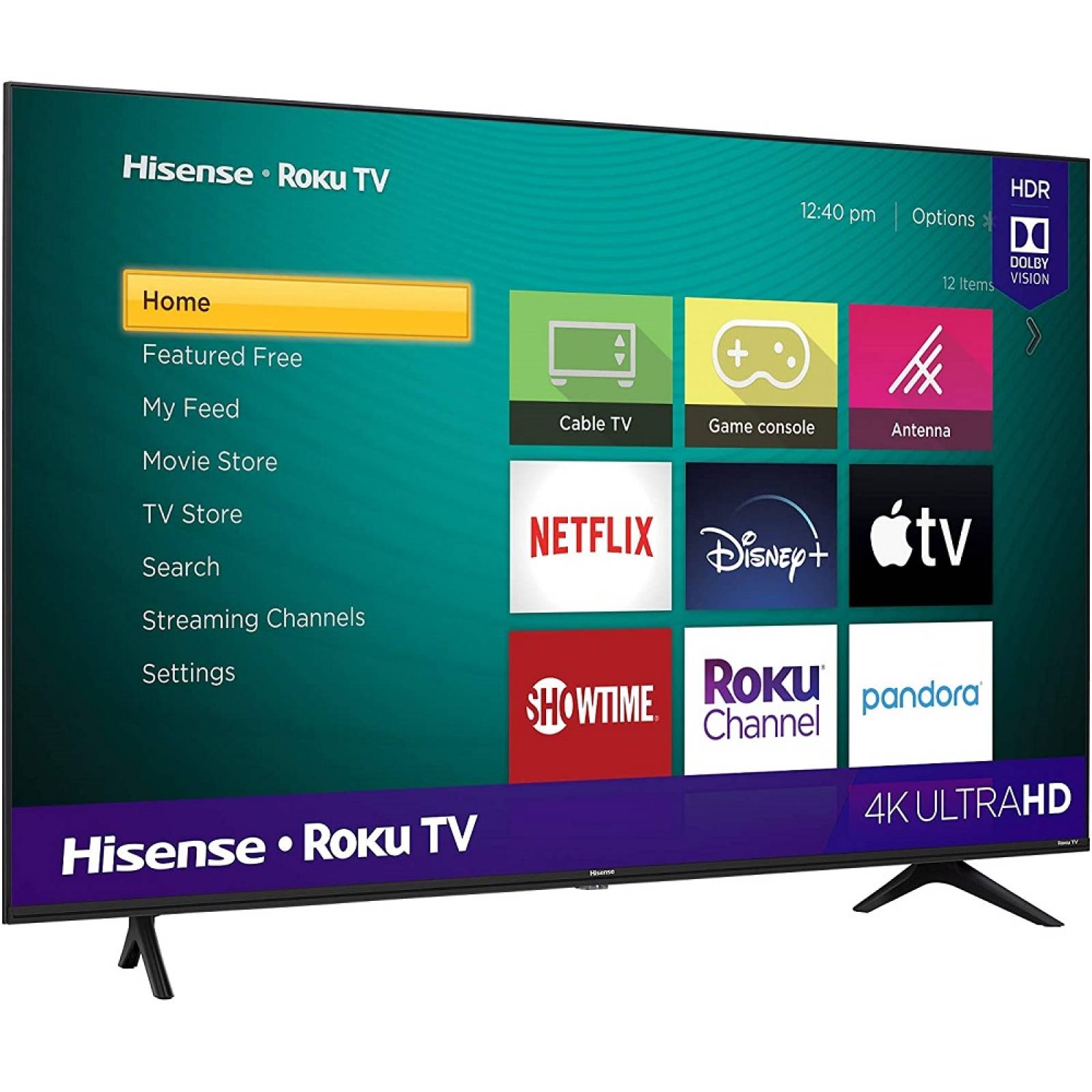 Smart TV 65 Hisense LCD 4K UHD HDR10 USB HDMI 65R6090G5 - Reacondicionado