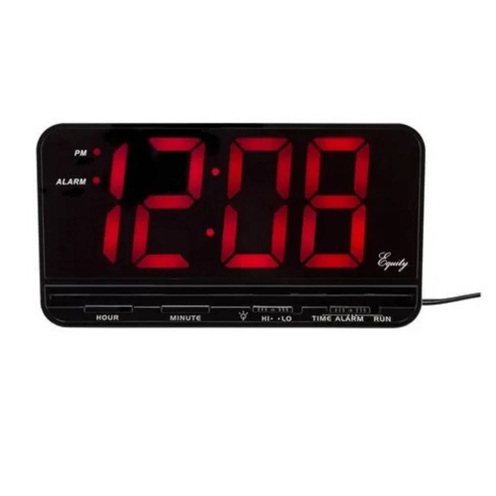 Reloj despertador Quality LED 3 Pulg Snooze Rojas 30402 - Reacondicionado