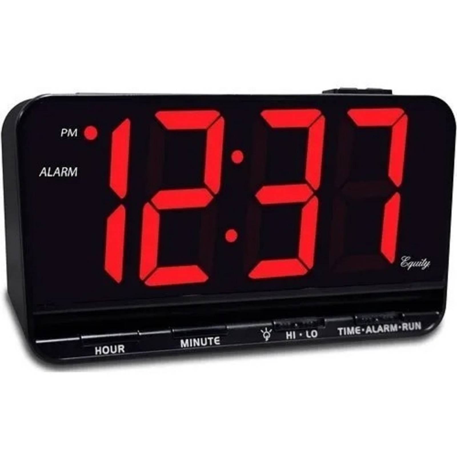 Reloj despertador Quality LED 3 Pulg Snooze Rojas 30402 - Reacondicionado