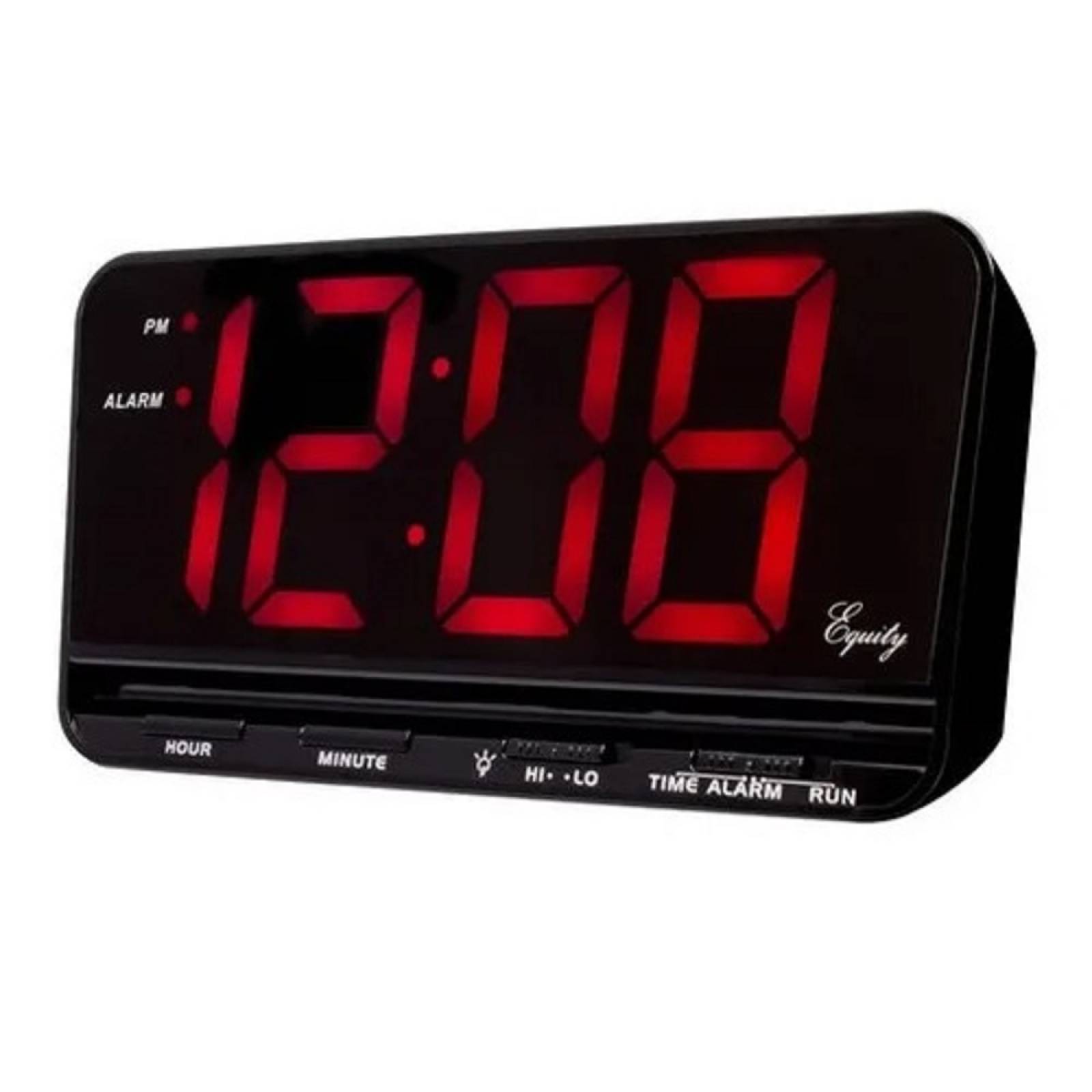 Reloj despertador Quality LED 3 Pulg Snooze Rojas 30402 - Reacondicionado