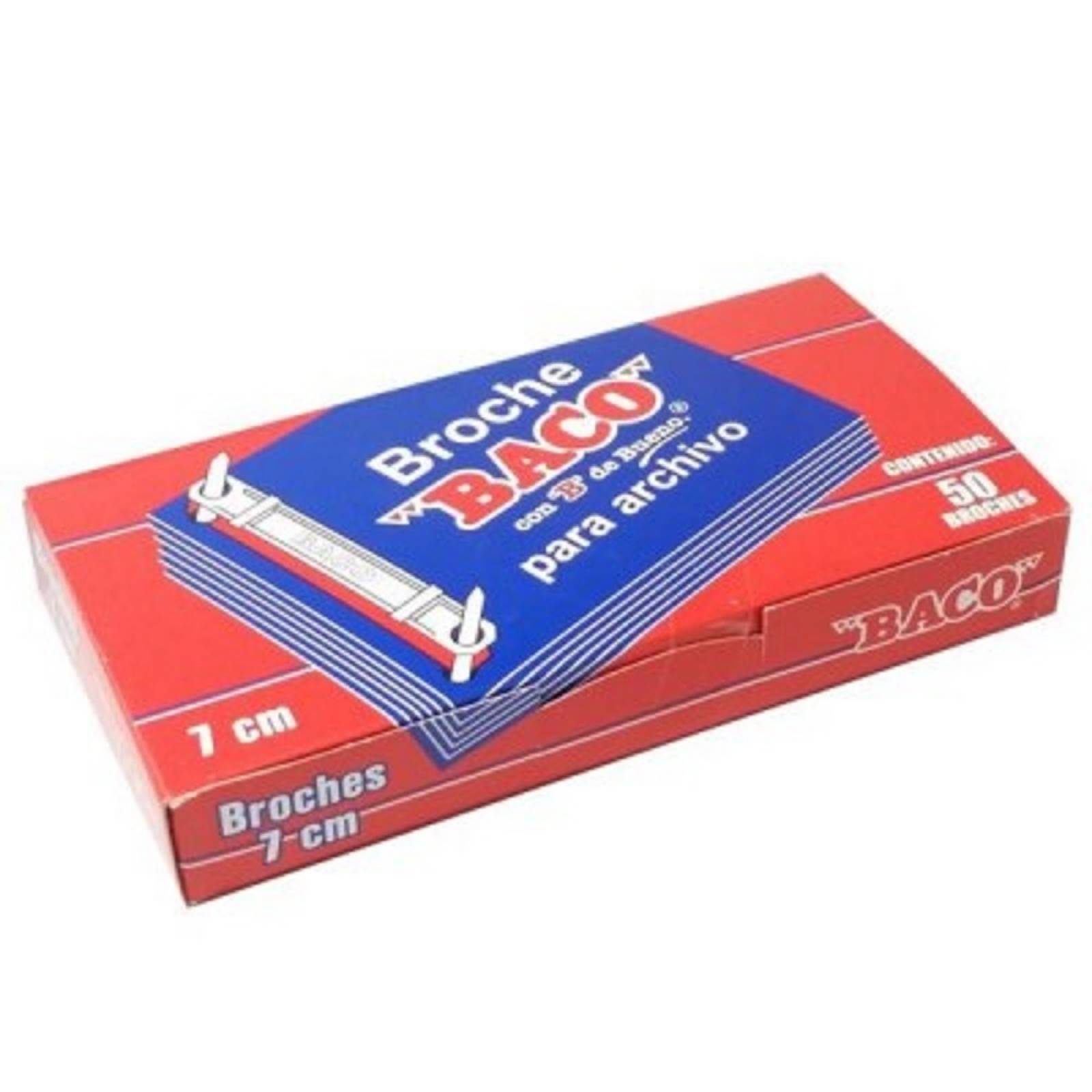 Broches Metalicos Baco Para Archivo 7cm Ajustable 14979