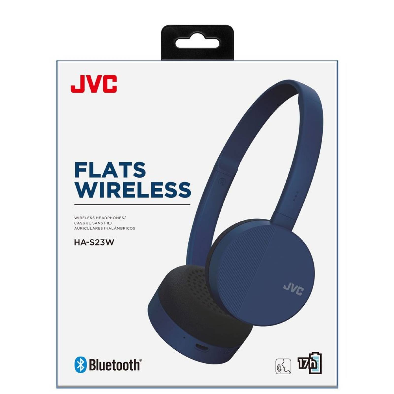 Audifonos Inalambricos JVC Bluetooth 17 h HAS23W Azul