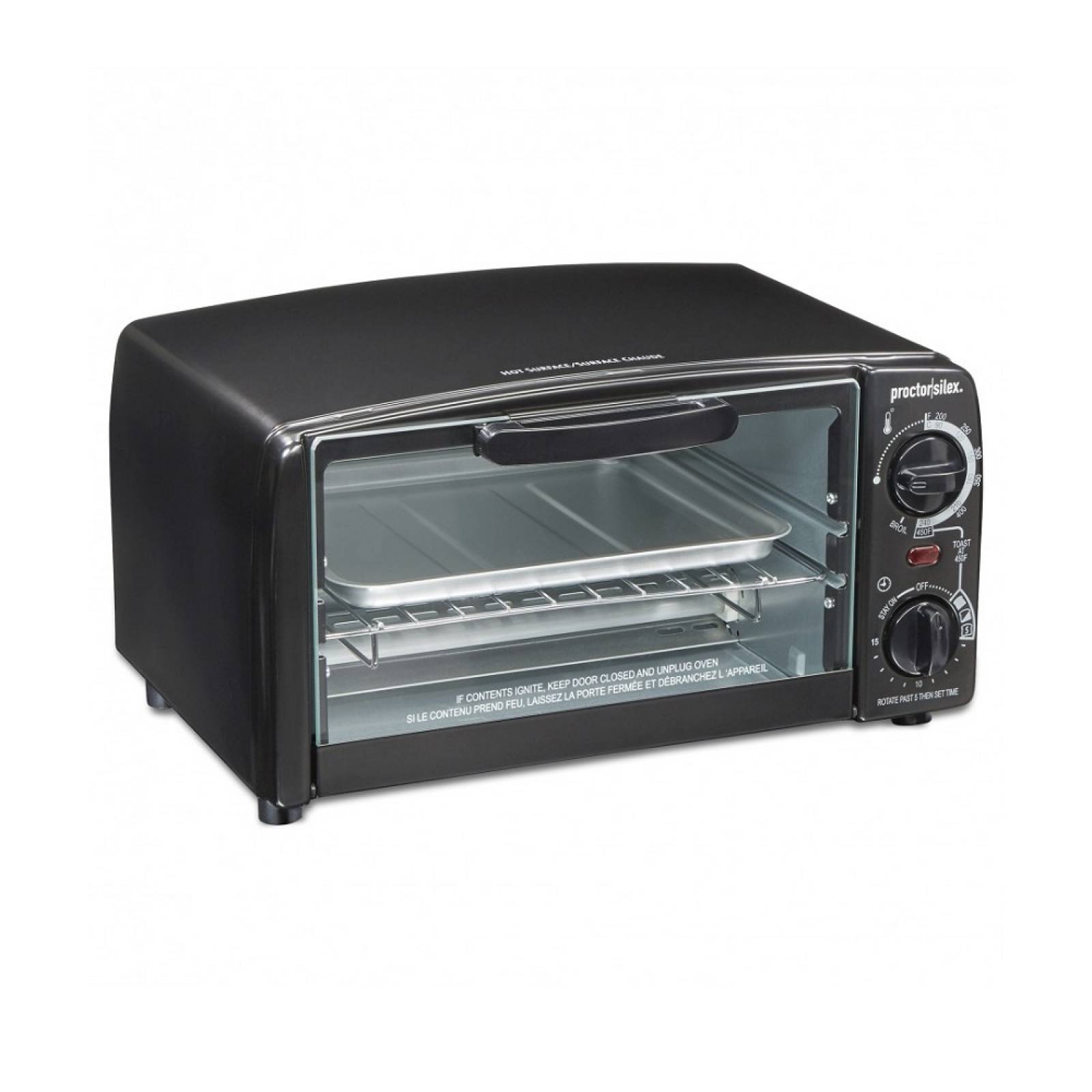 Horno tostador Proctor Silex 1050 w 4 rodajas HB31118PS