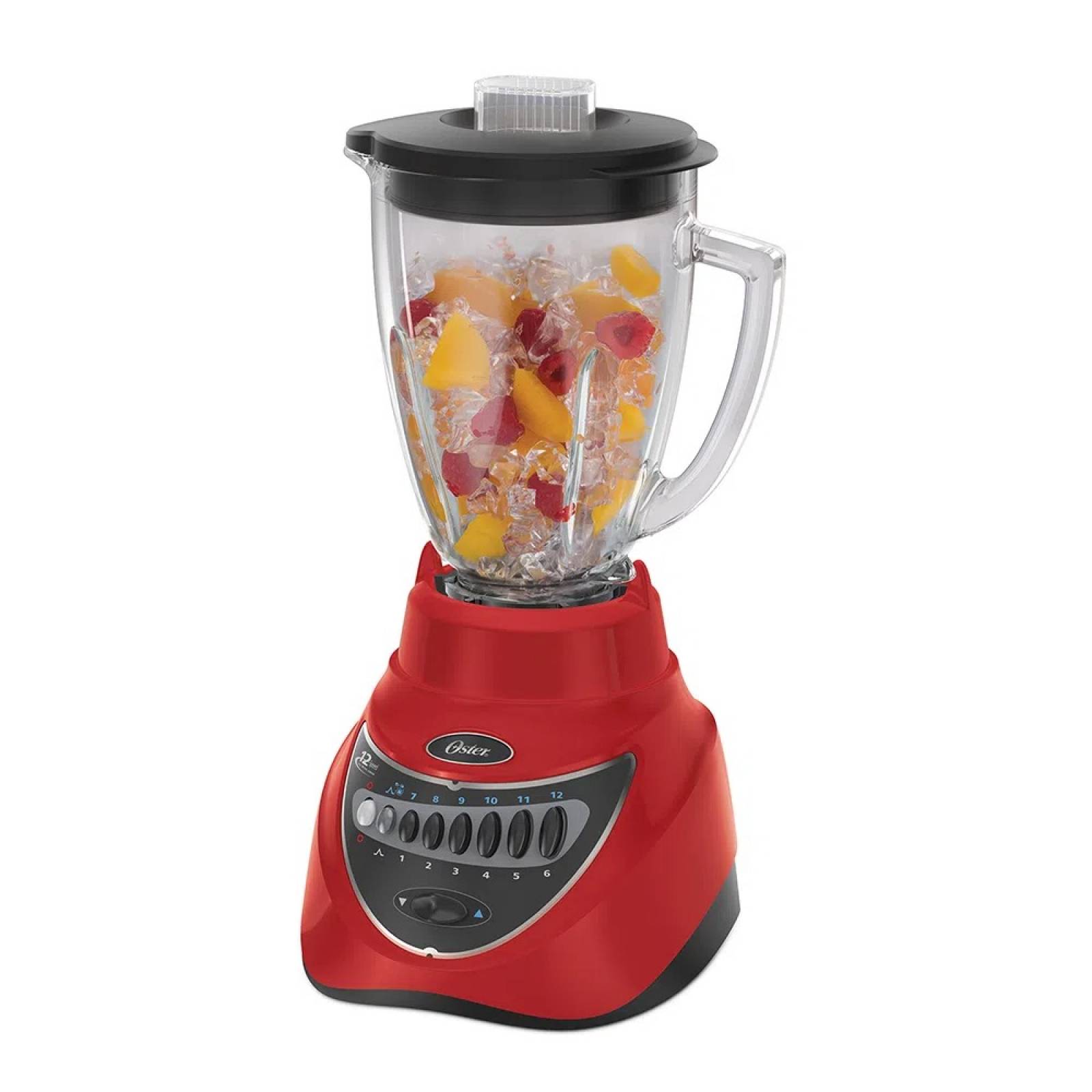 Licuadora Oster 12 vel. Roja 450 W  OSBLSTEG7805R013