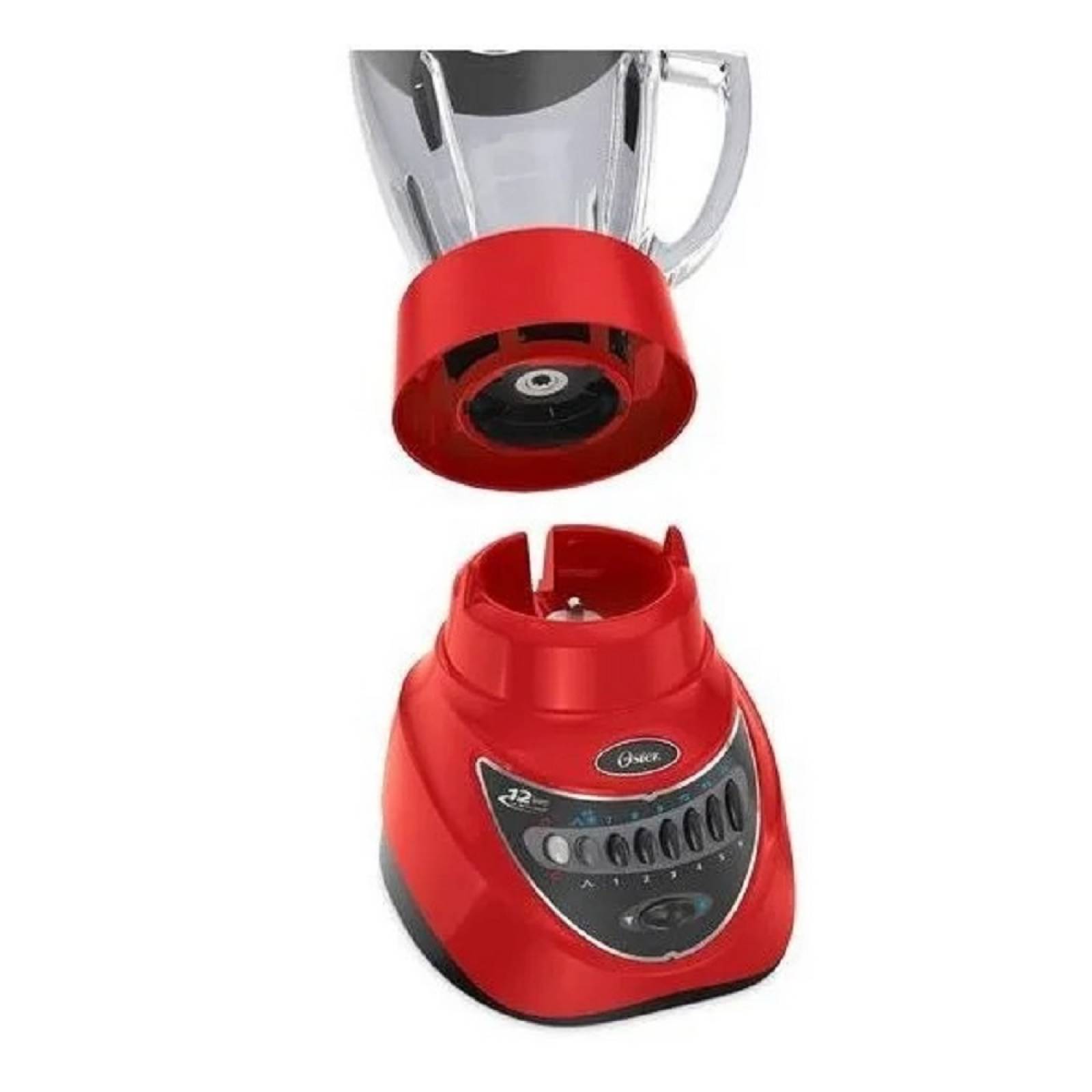 Licuadora Oster 12 vel. Roja 450 W  OSBLSTEG7805R013