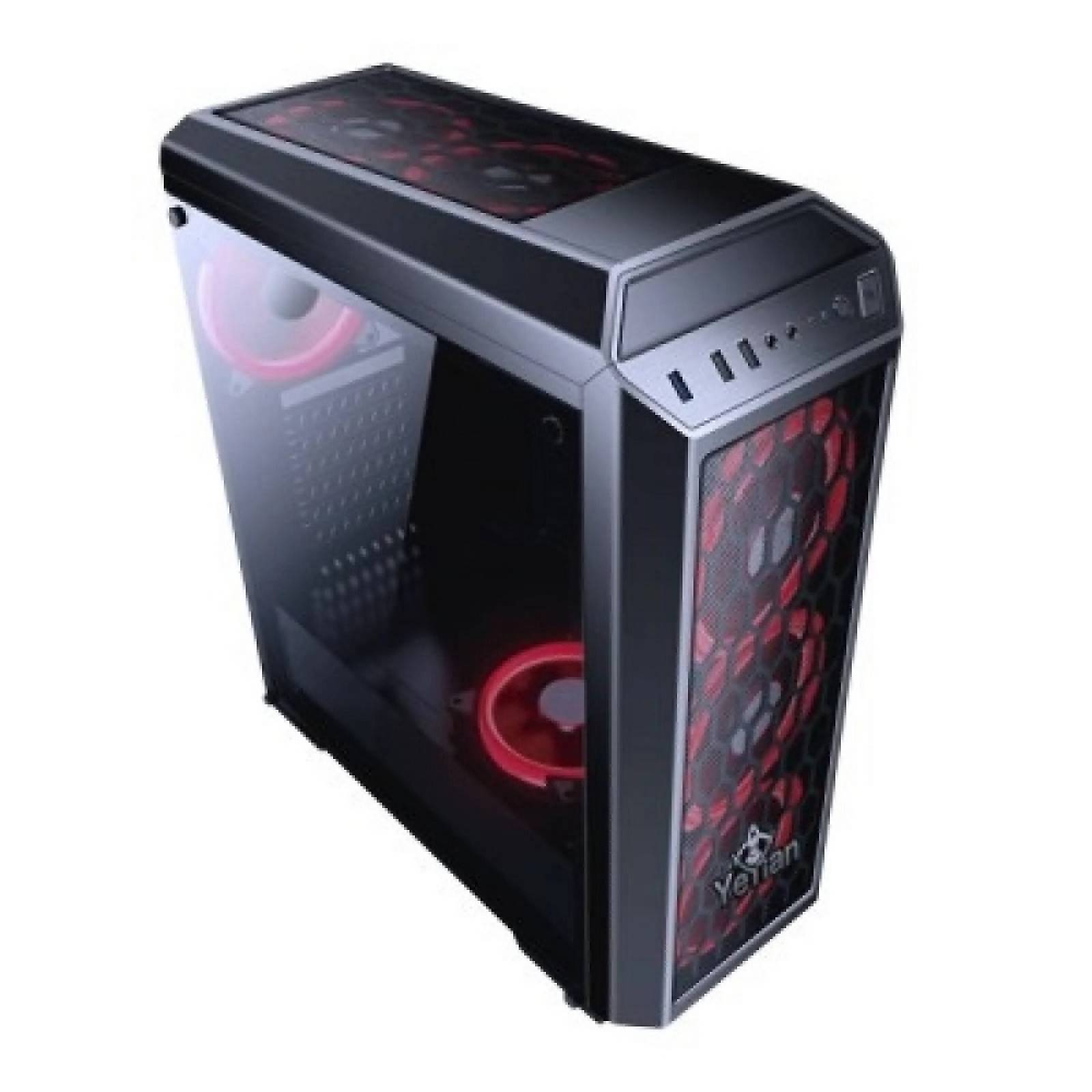 Gabinete Gaming Yeyian YNH-K1101 Micro ATX SPCC KALT 1101