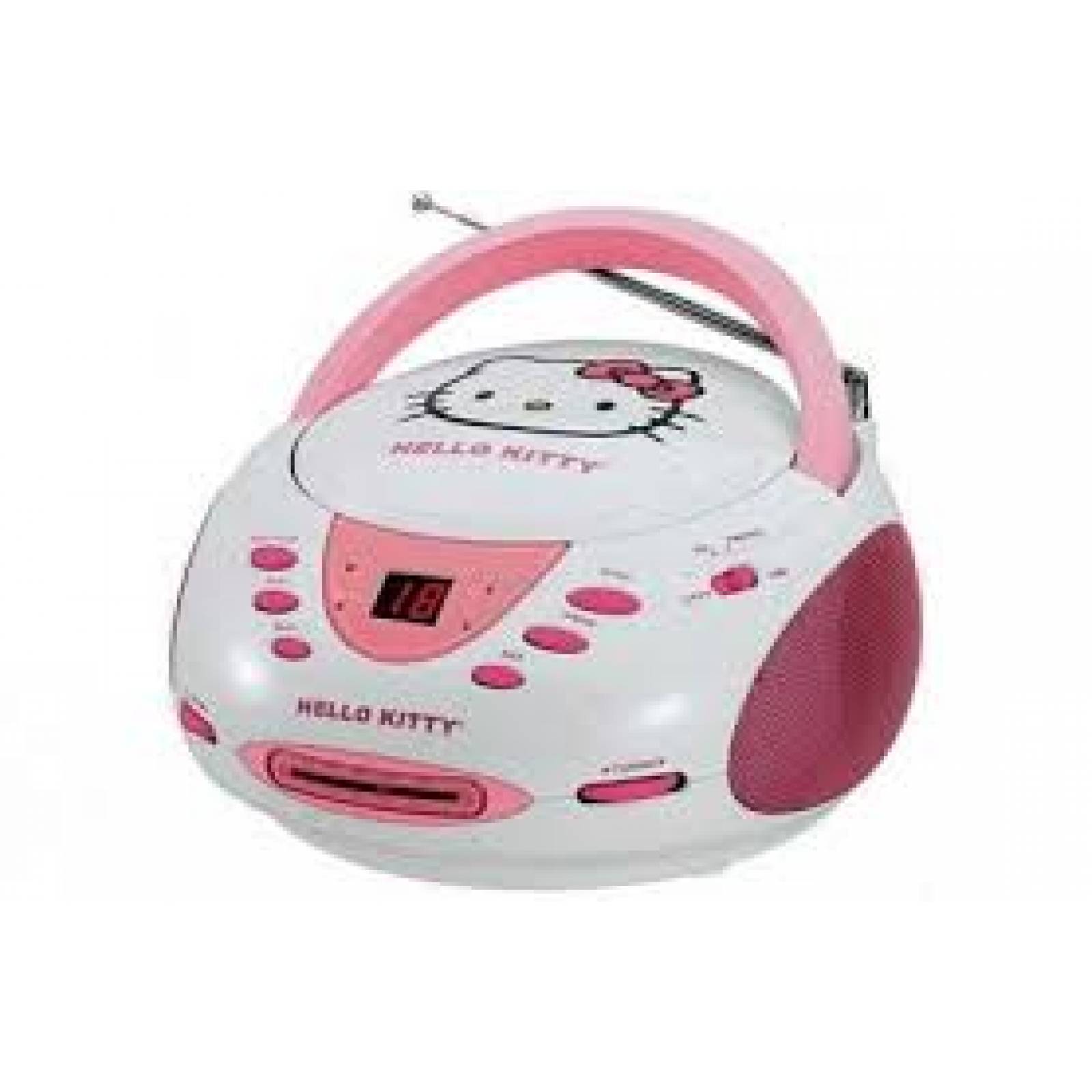 Reproductor Audiovox Hello Kitty CD, AM/FM KT2024A