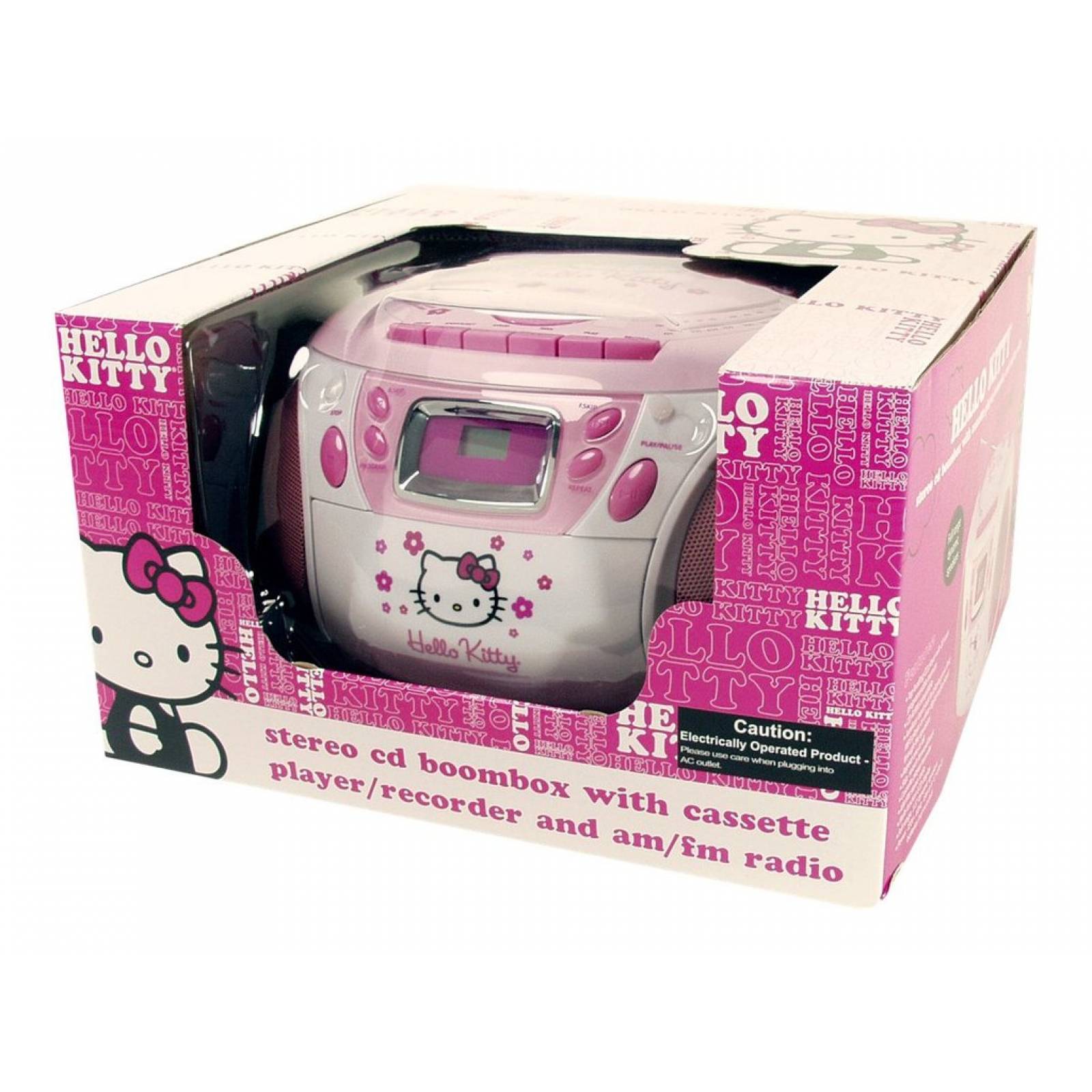 Reproductor Audiovox Hello Kitty CD, AM/FM KT2024A