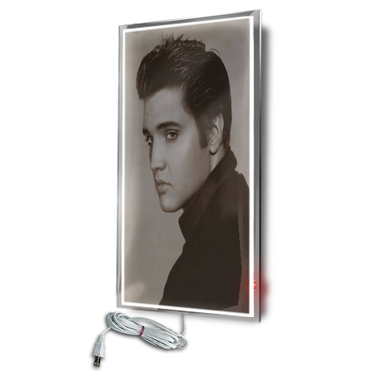 Calefactor de Panel infrarrojo en Cristal para Pared, California Wave Elvis Presley de 380W 60x90cm, Mod: 080CaSol