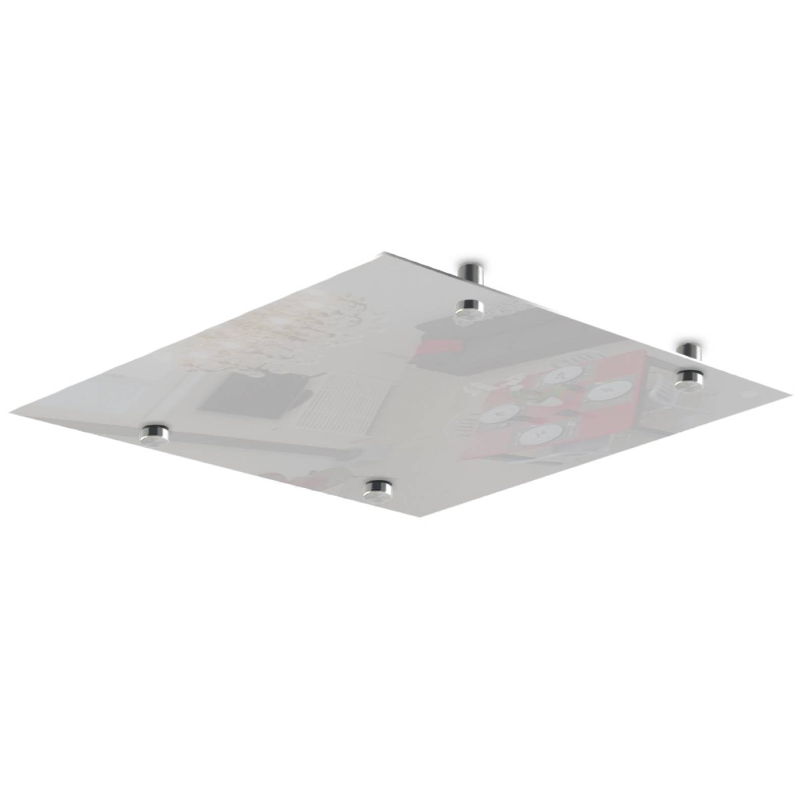 Calefactor de Panel infrarrojo en Cristal para Techo, Arizona Wave White Star de 380W 60x60cm, Mod: 342CaSol-TB