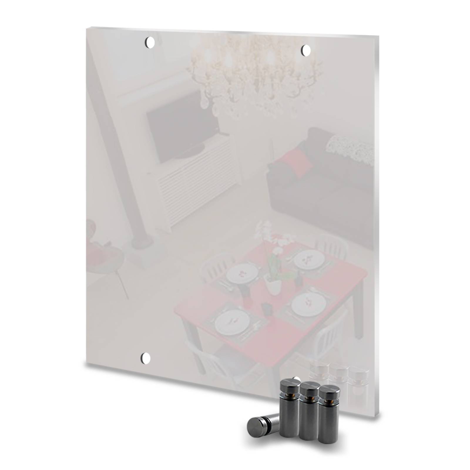 Calefactor de Panel infrarrojo en Cristal para Techo, Arizona Wave White Star de 380W 60x60cm, Mod: 342CaSol-TB