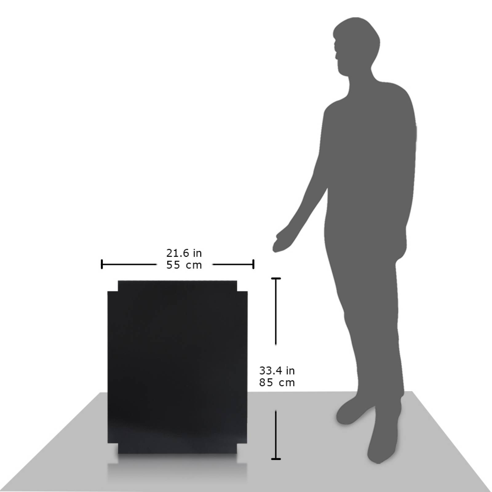 Aislante Cerámico Protector Térmico para Pared de 55 x 85 cm Negro, Paquete 6 Piezas, Mod: 2PTPP6Ne