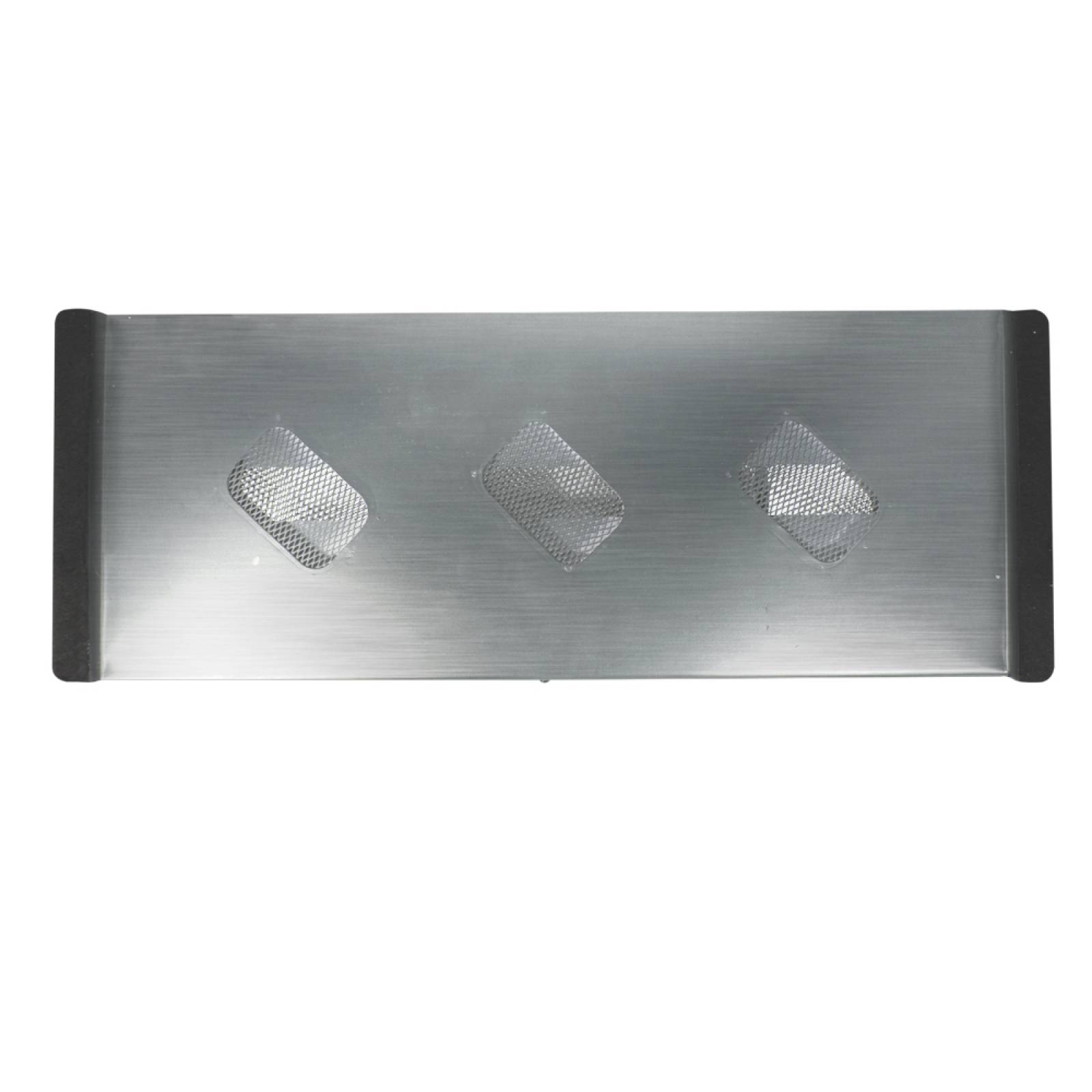 Calefactor de Panel infrarrojo Metálico para Escritorio, Office Wave Under Desk Inoxidable de 110W 52x20cm, Mod: 308CS-AI