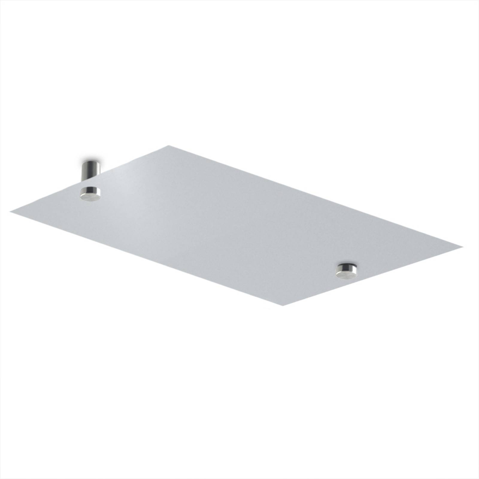 Calefactor de Panel infrarrojo en Aluminio para Techo, Ontario Wave White Cloud de 165W 59x29cm, Mod: 380CaSol-TB