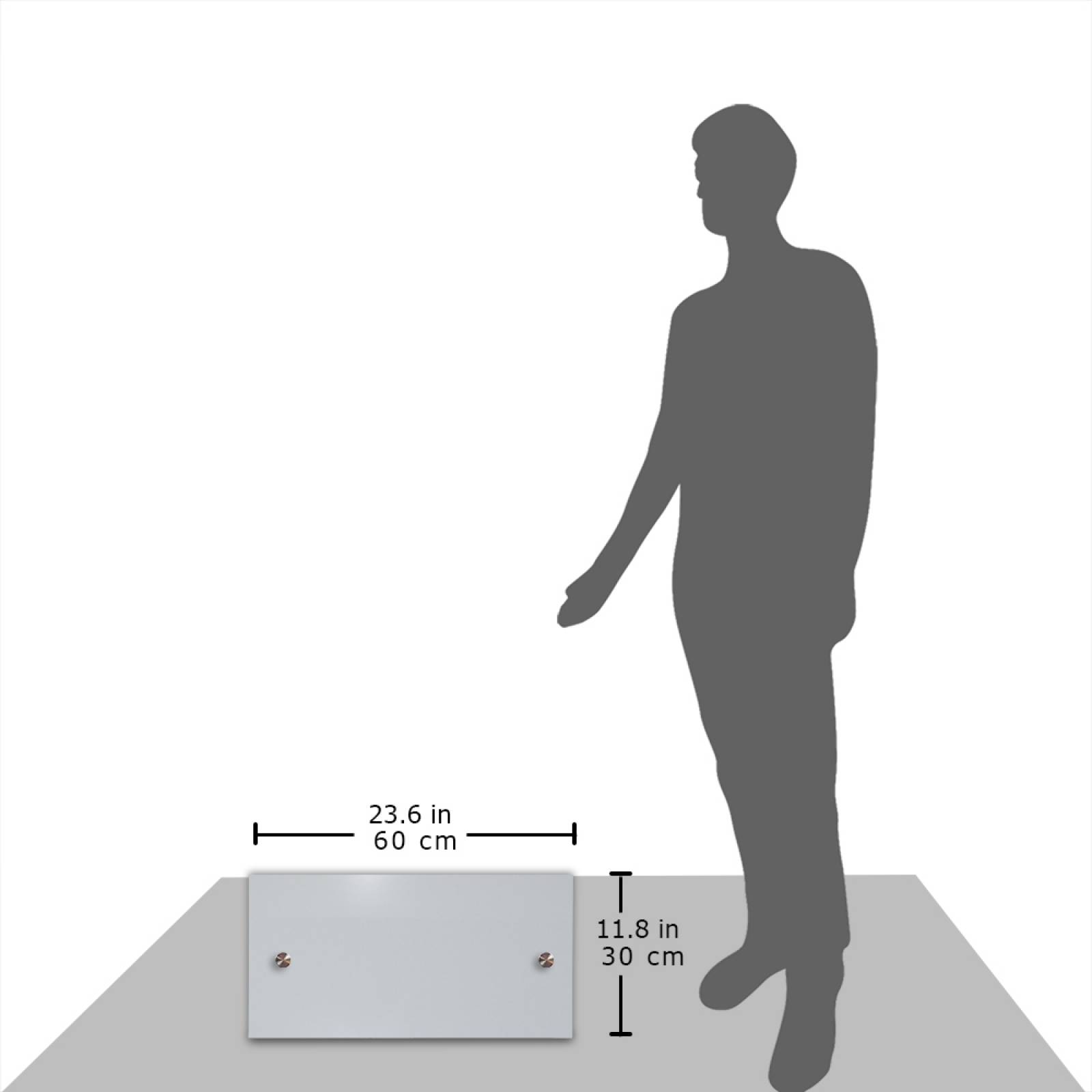 Calefactor de Panel infrarrojo en Aluminio para Techo, Ontario Wave White Cloud de 165W 59x29cm, Mod: 380CaSol-TB