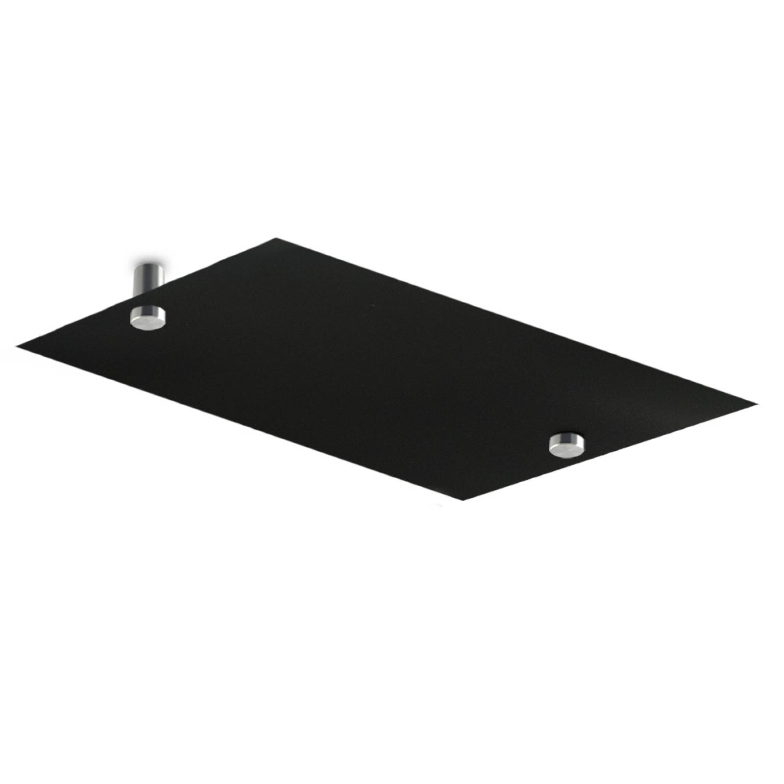 Calefactor de Panel infrarrojo en Aluminio para Techo, Ontario Wave Black Cloud de 165W 59x29cm, Mod: 380CaSol-TN