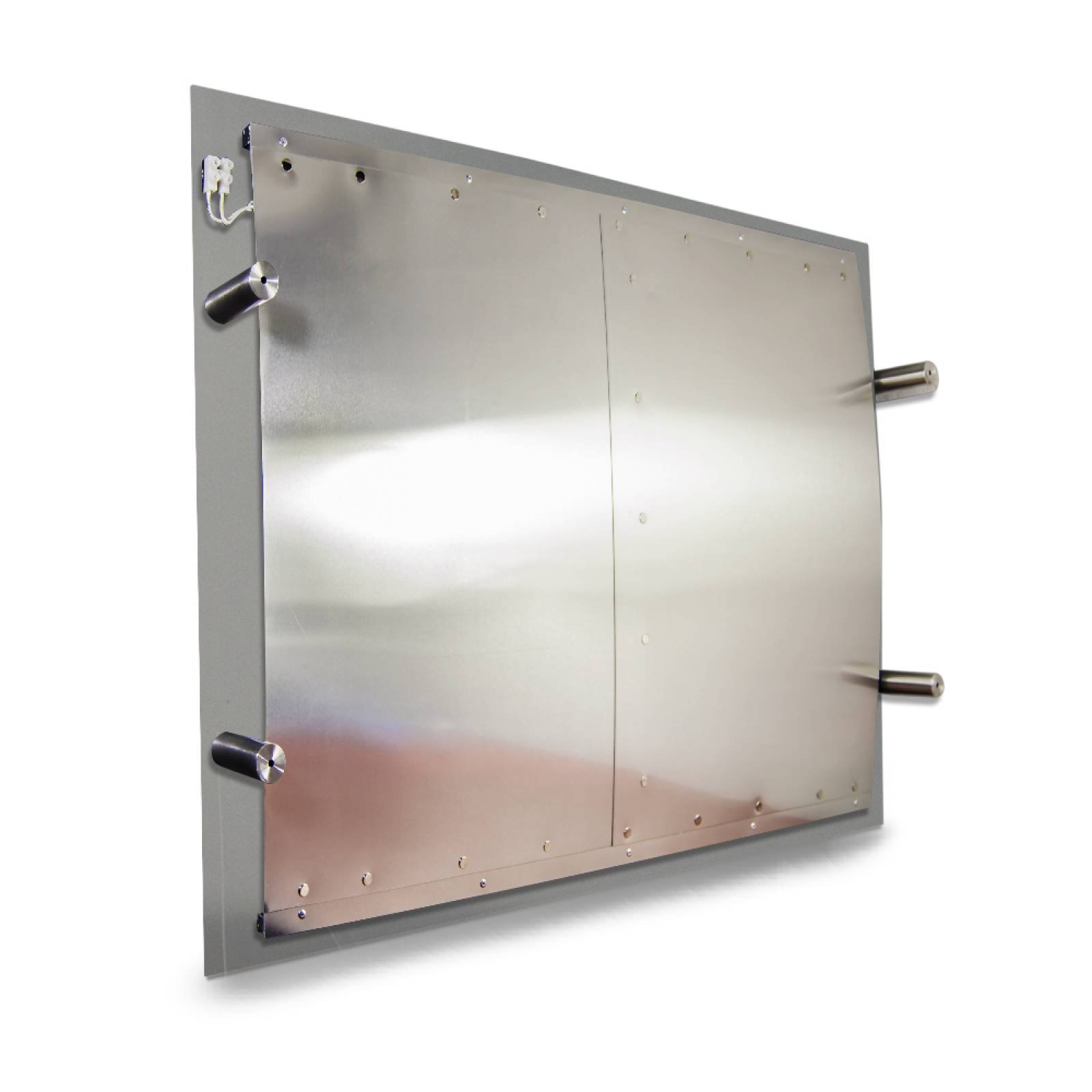 Calefactor de Panel infrarrojo en Aluminio para Techo, Ontario Wave White Cloud de 380W 59x59cm, Mod: 381CaSol-TB