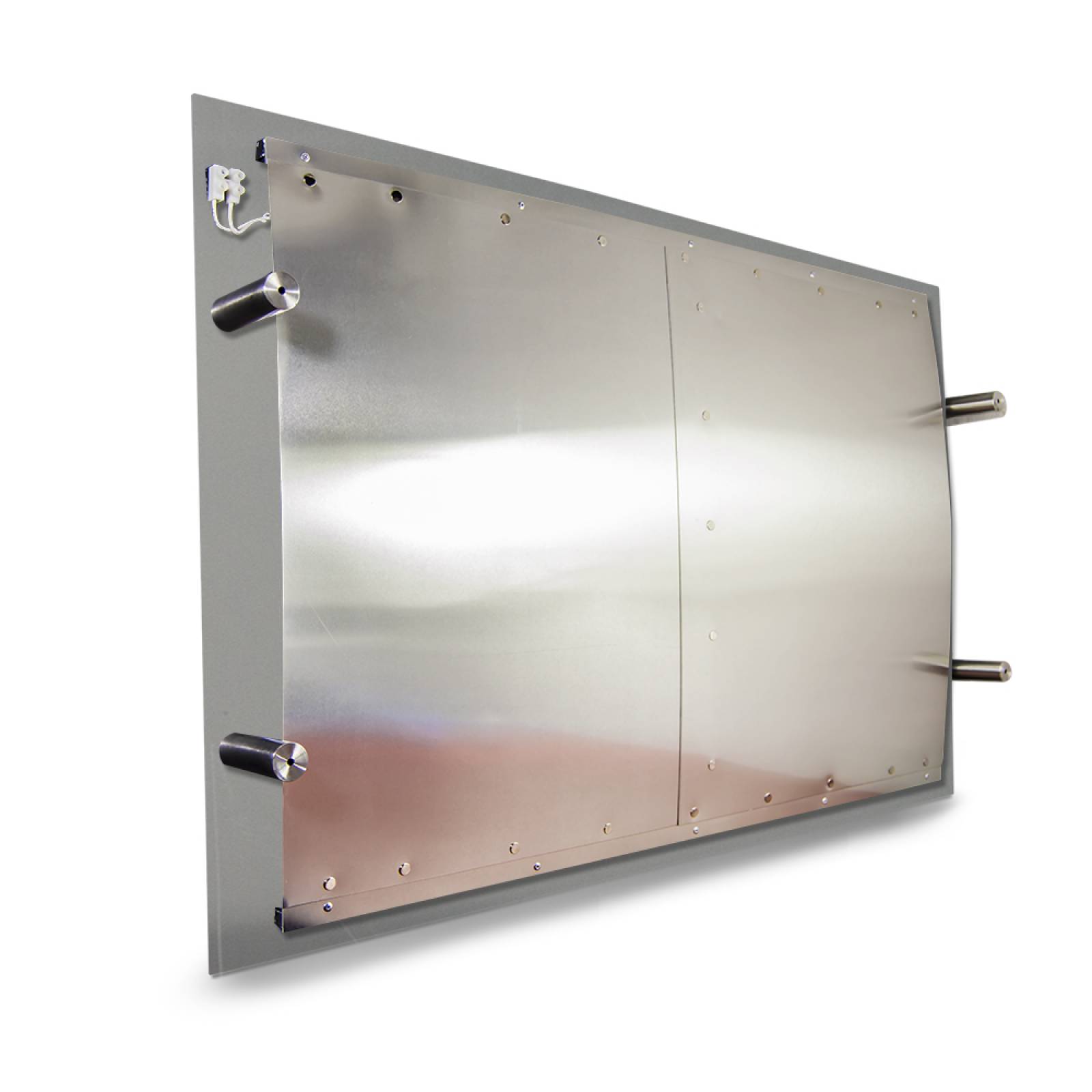 Calefactor de Panel infrarrojo en Aluminio para Techo, Ontario Wave Black Cloud de 550W 59x89cm, Mod: 382CaSol-TN