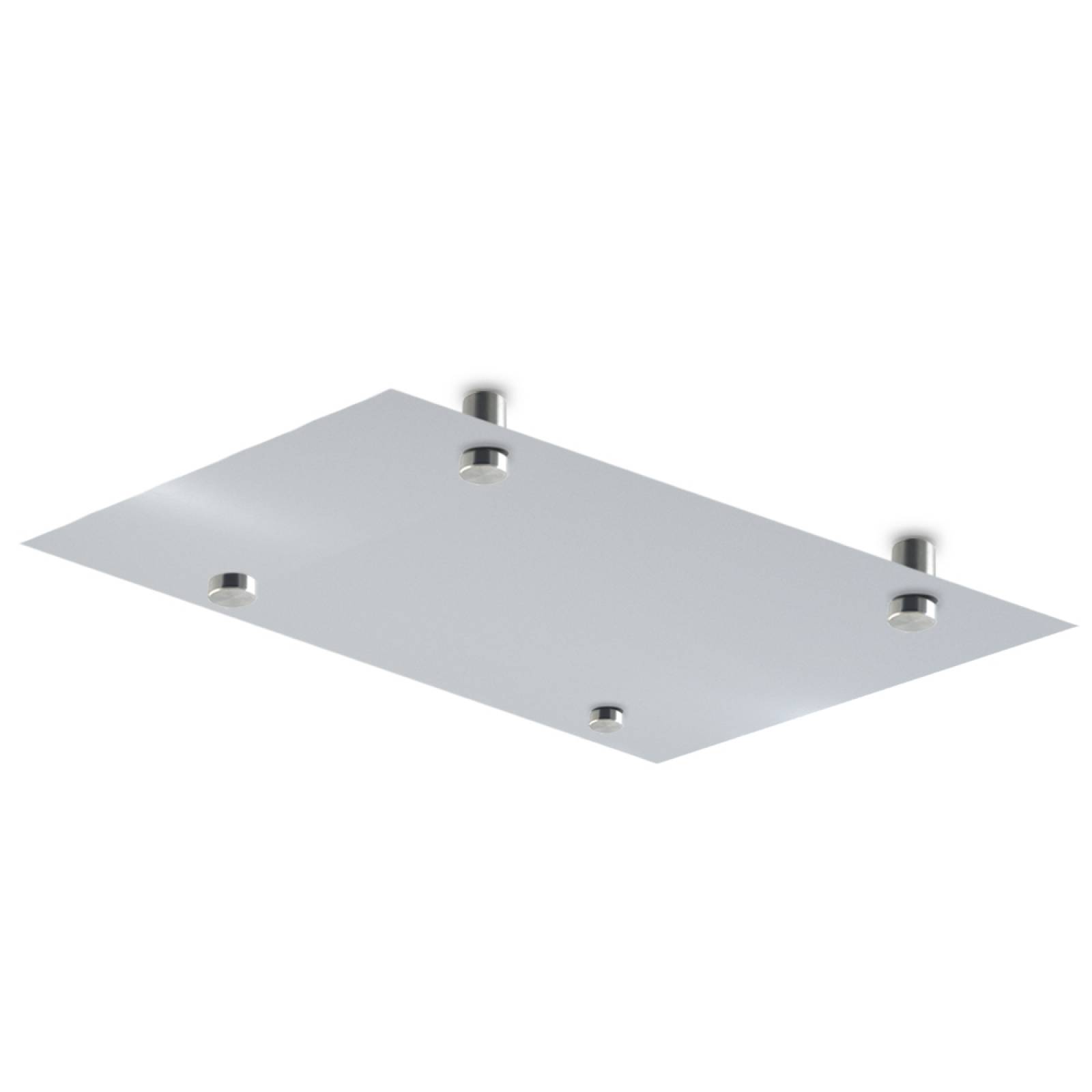 Calefactor de Panel infrarrojo en Aluminio para Techo, Ontario Wave White Cloud de 660W 59x89cm, Mod: 383CaSol-TB