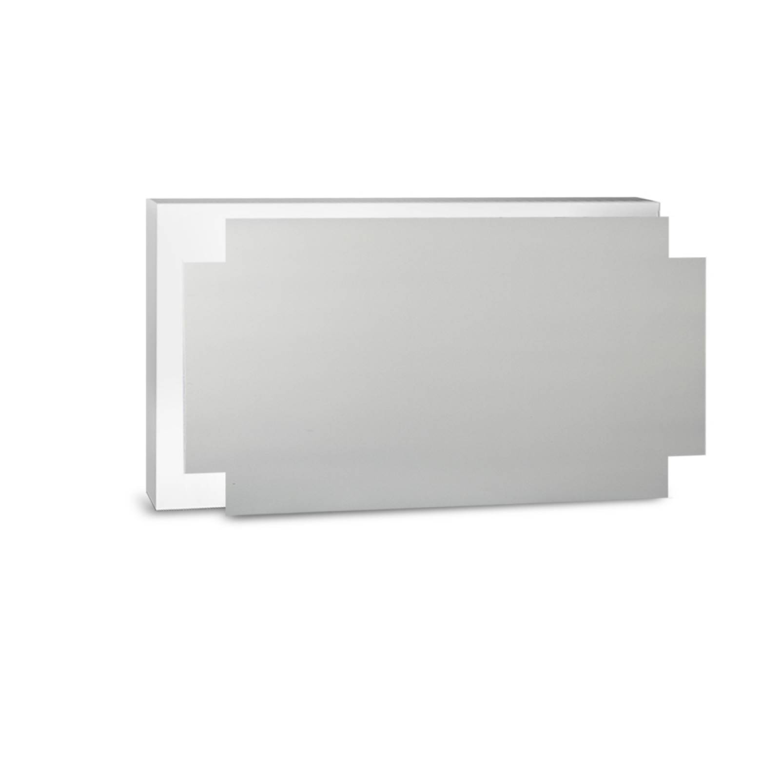Aislante Cerámico Protector Térmico para Pared de 52 x 20 cm Blanco, Mod: 3PTPBl