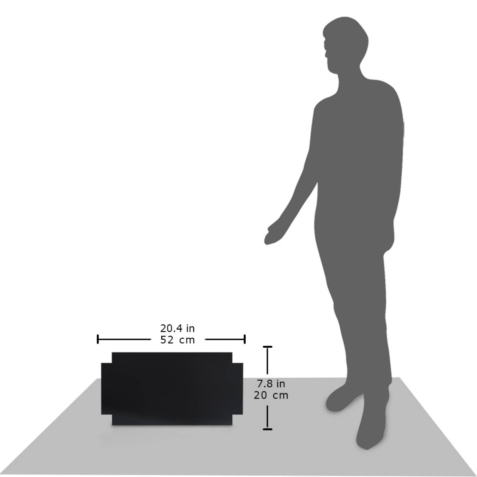 Aislante Cerámico Protector Térmico para Pared de 52 x 20 cm Negro, Mod: 3PTPNe