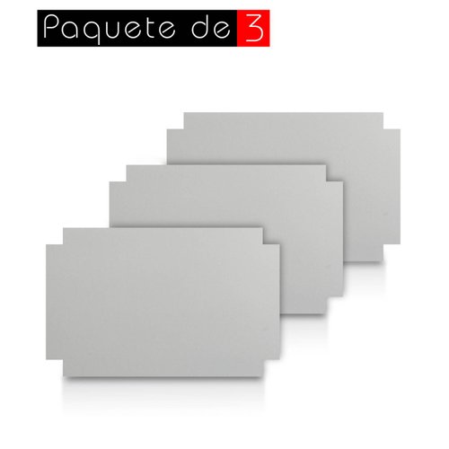 Aislante Cerámico Protector Térmico para Pared de 55 x 35 cm Blanco, Paquete 3 Piezas, Mod: 5PTPP3Bl