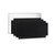 Aislante Cerámico Protector Térmico para Pared de 55 x 35 cm Negro, Paquete 3 Piezas, Mod: 5PTPP3Ne