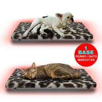 Cama Calefaccionada Para Gatos Y Mascotas, Pet Wave Pet Lover Black Leopard De 32/48ºc 38/76W 50X40Cm, Mod: 2Csplbl