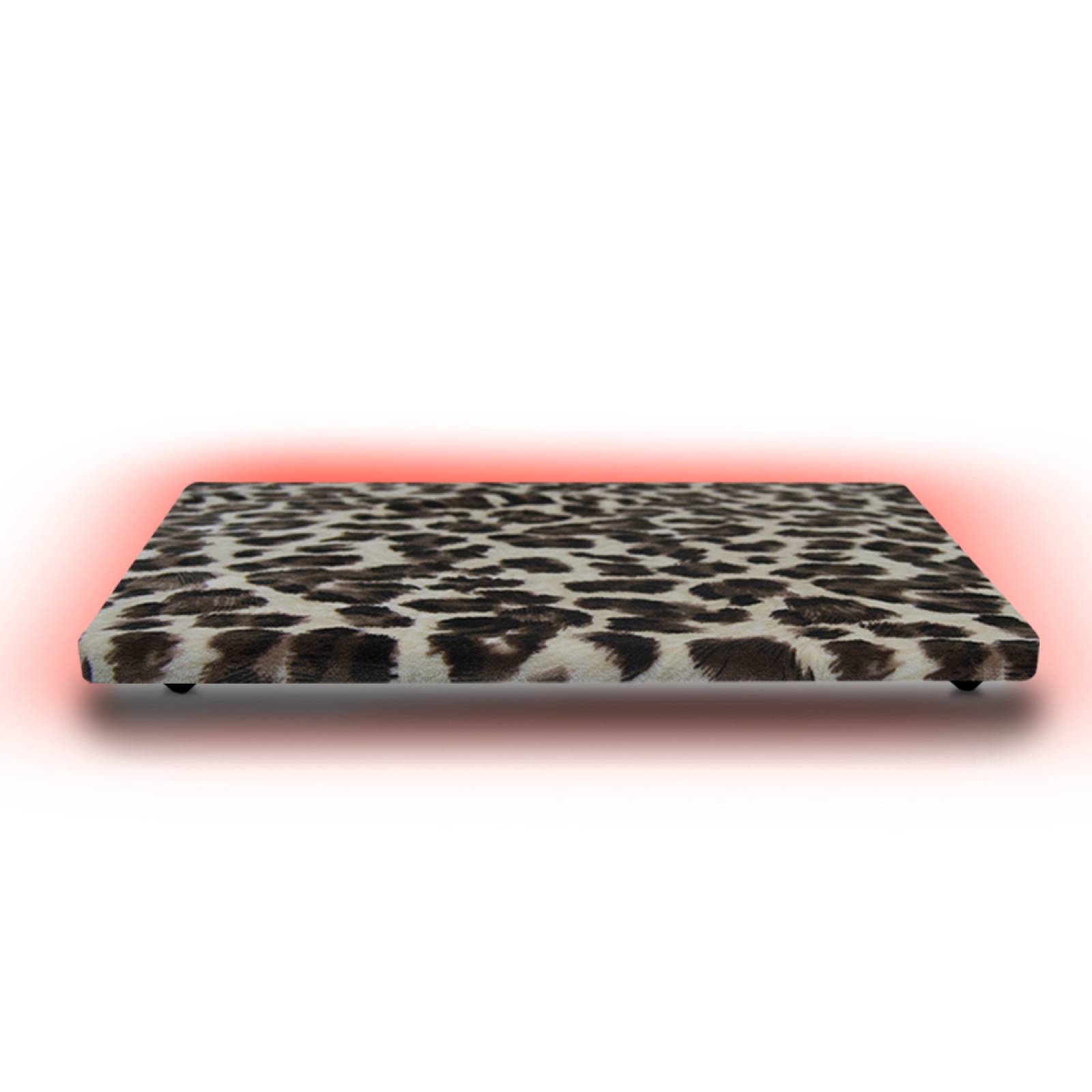 Cama Calefaccionada para Gatos y Mascotas, Pet Wave Pet Lover Black Leopard de 32/48ºC 38/76W 50x40cm, Mod: 2CSPLBL